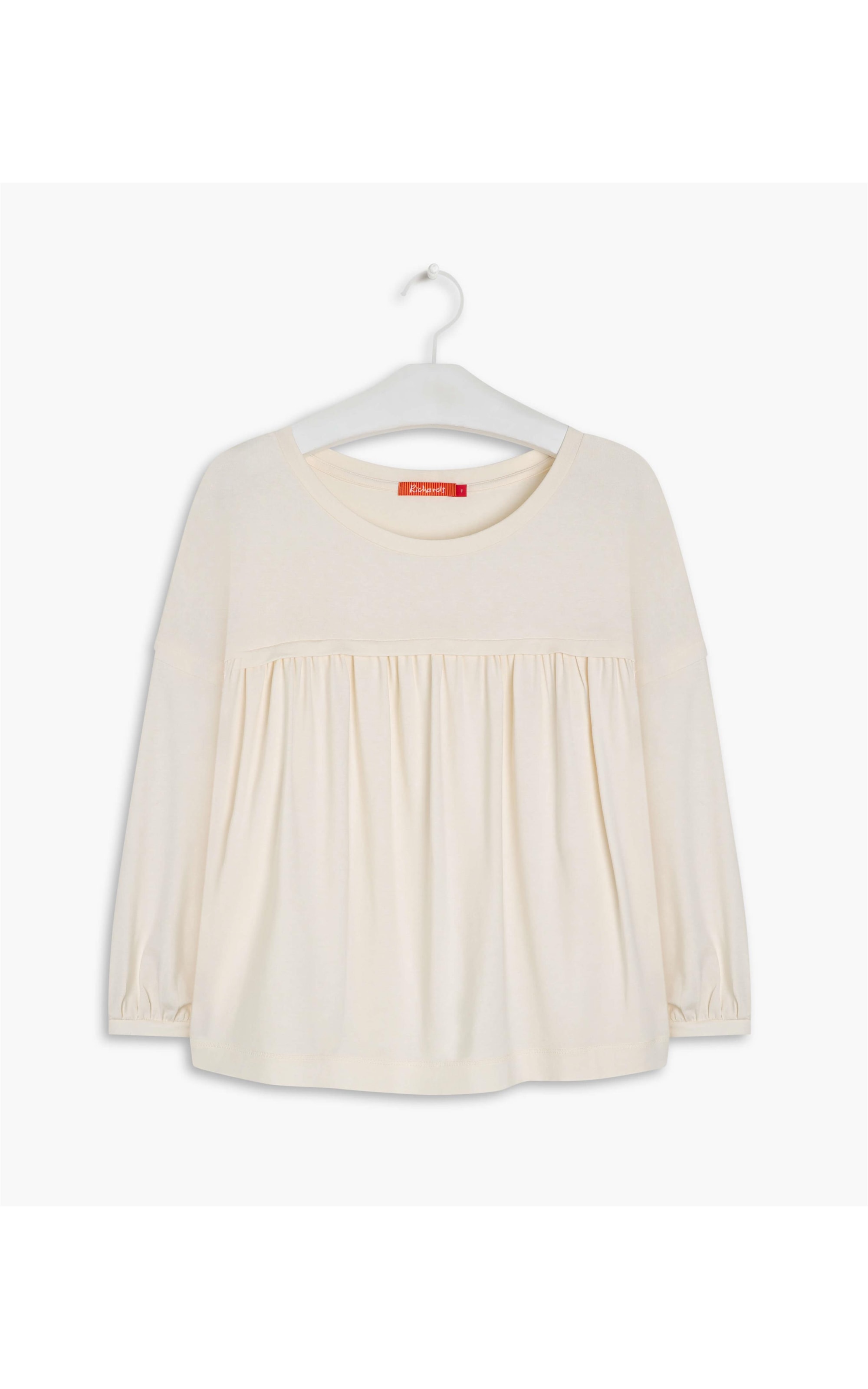 Blusa Heipua Liso Estoque Off White