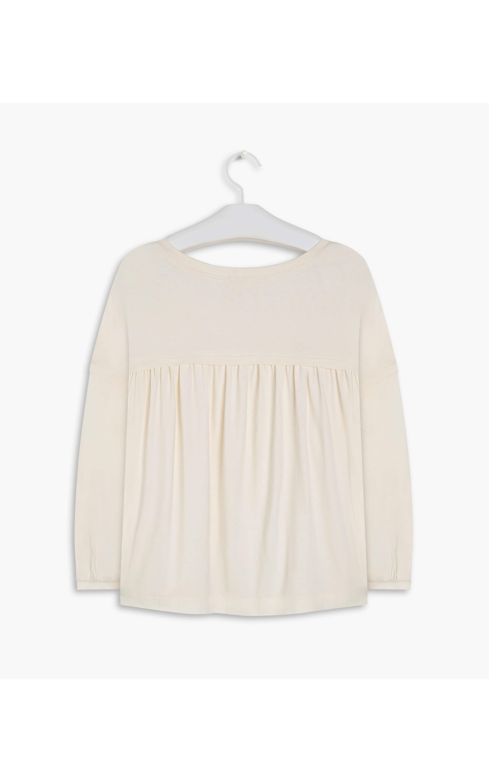 Blusa Heipua Liso Estoque Off White