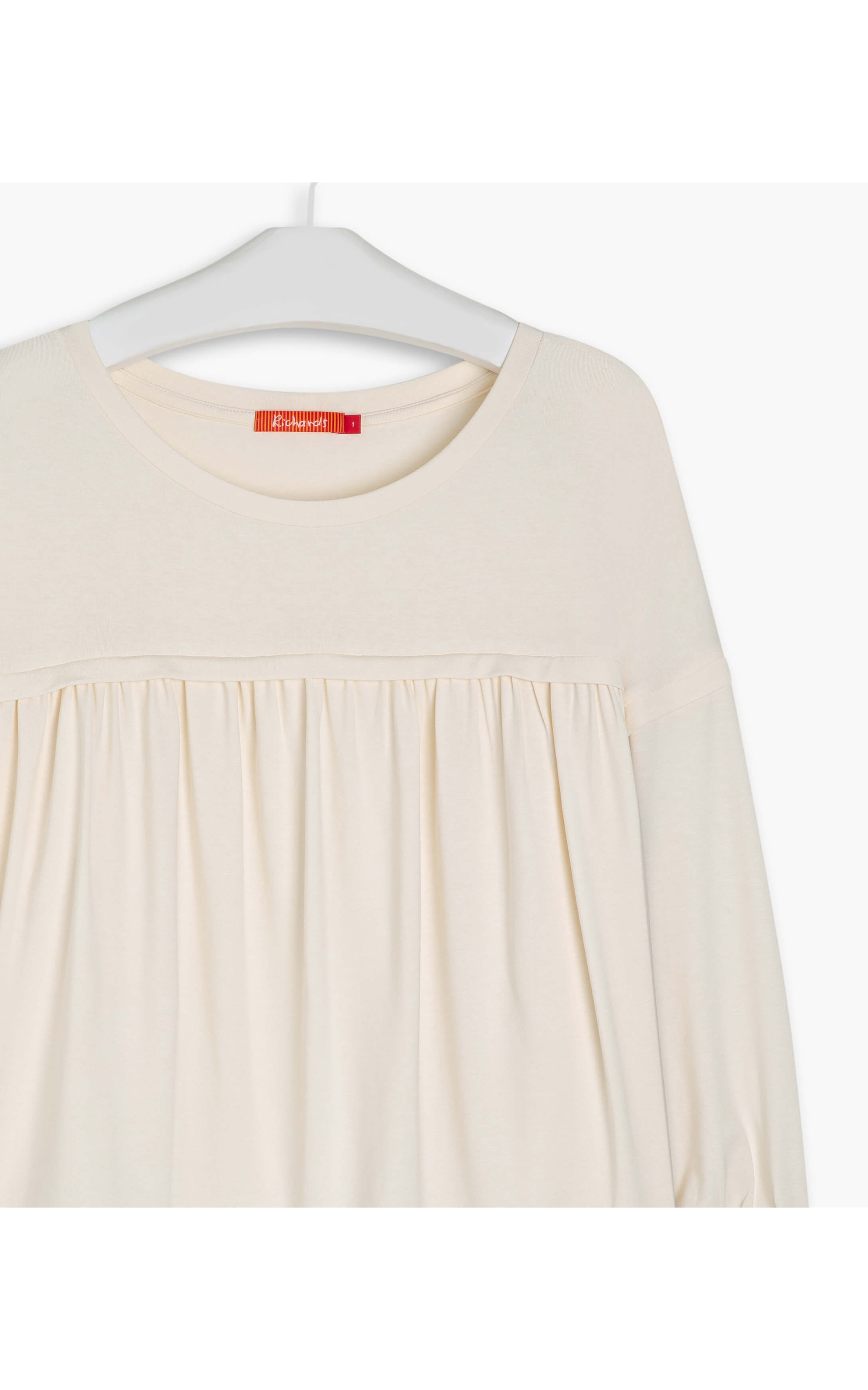 Blusa Heipua Liso Estoque Off White