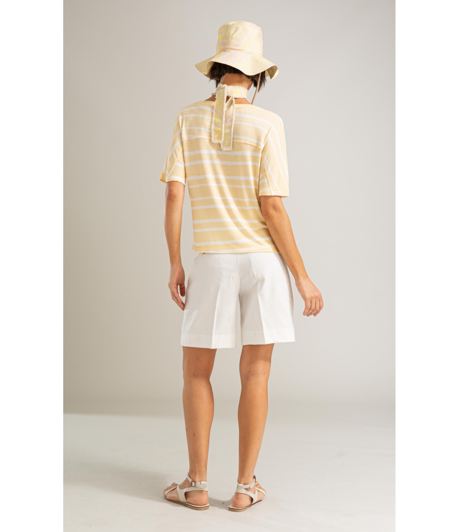 Blusa Hera Estampa Bluejay Amarelo