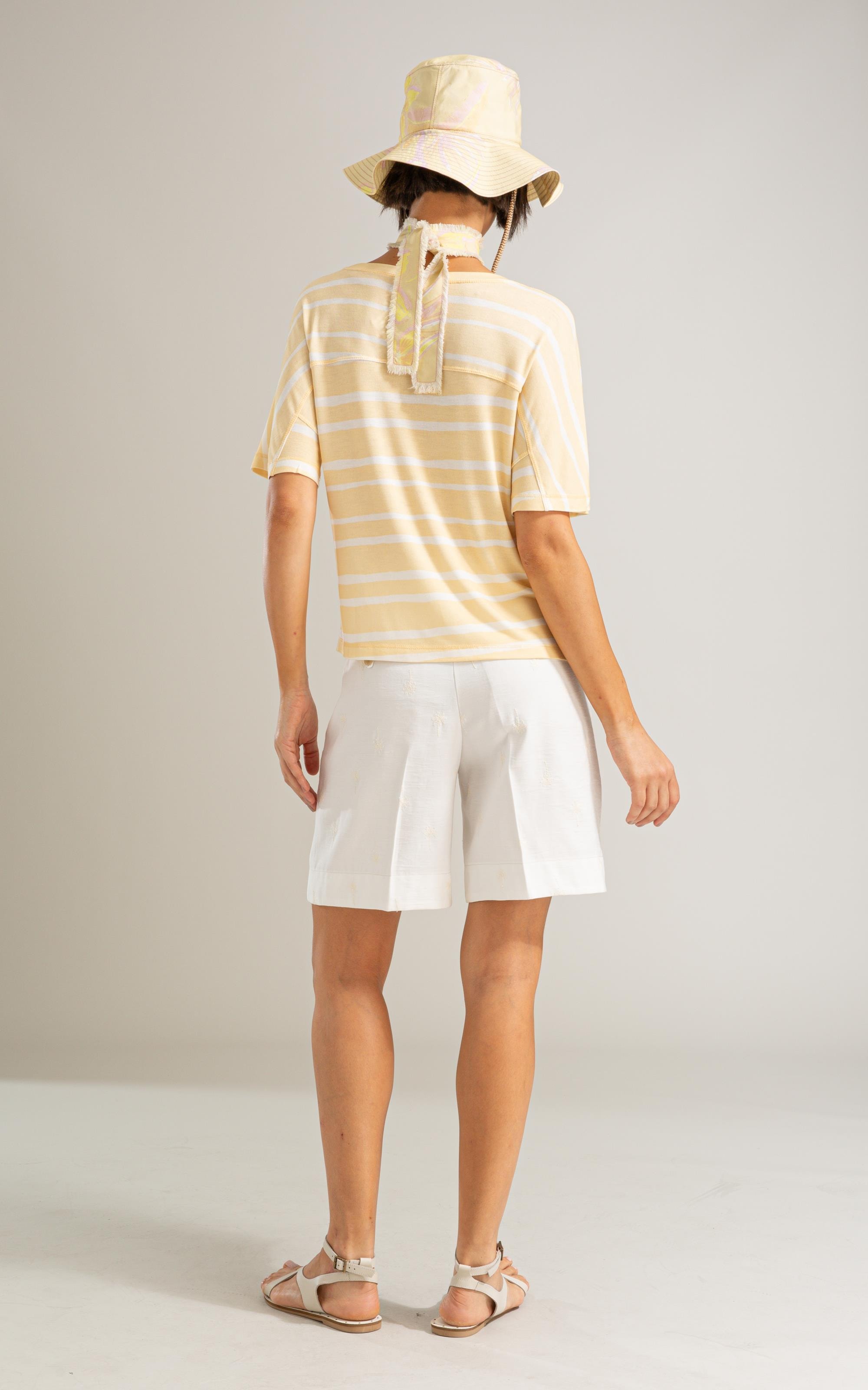 Blusa Hera Estampa Bluejay Amarelo