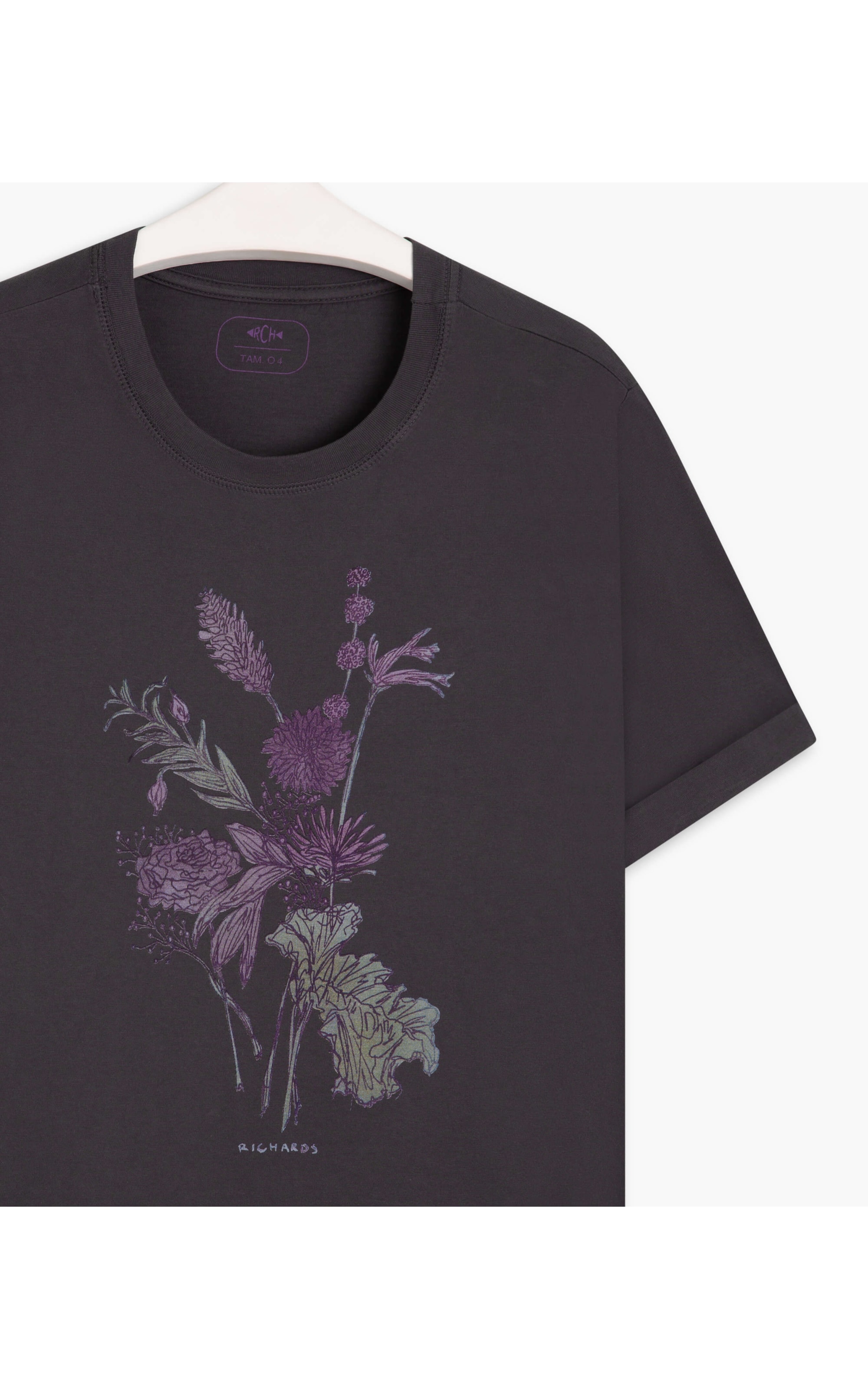 Blusa Iberê Est Lavanda Grafite