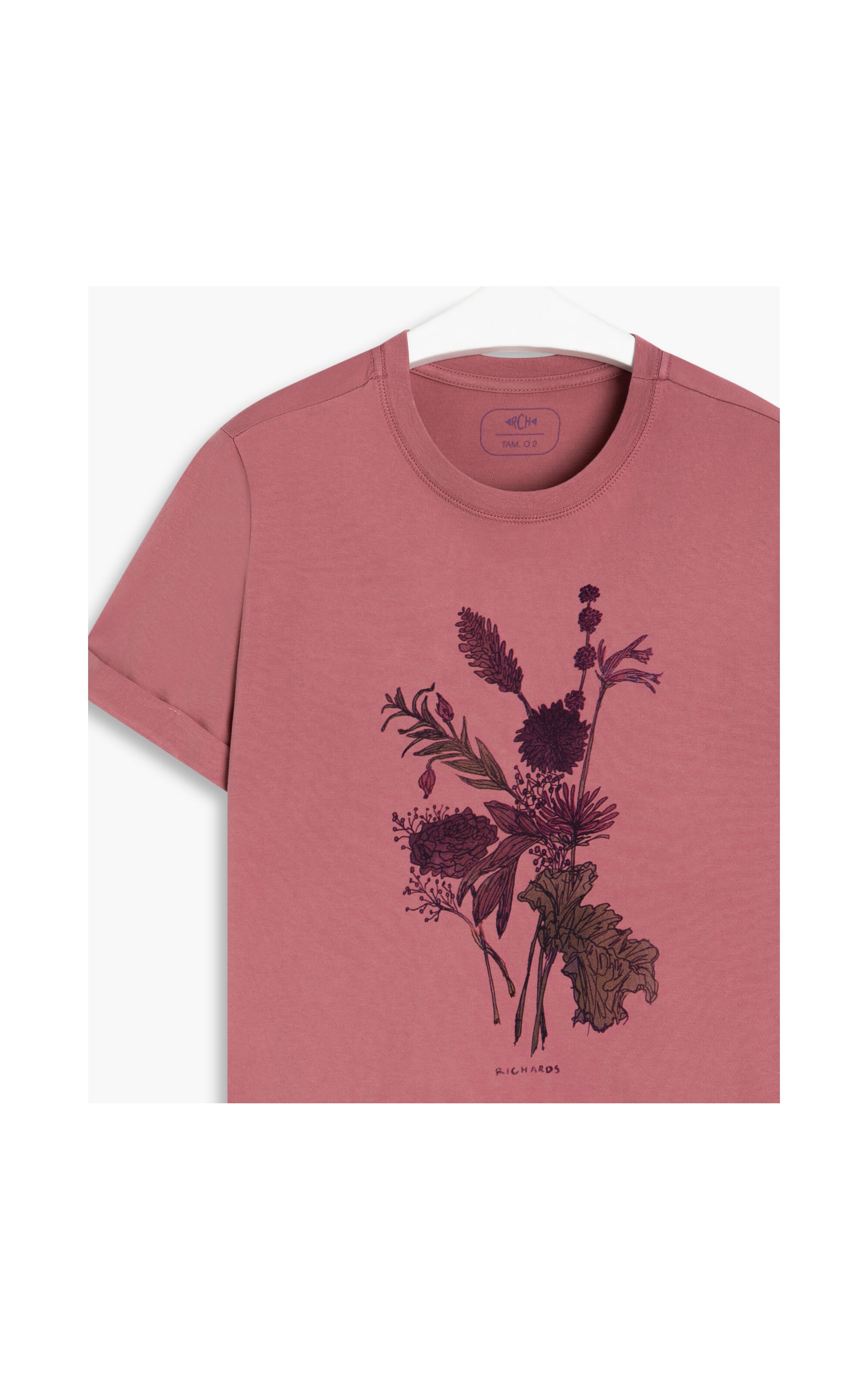 Blusa Iberê Est Lavanda Rosa Velho