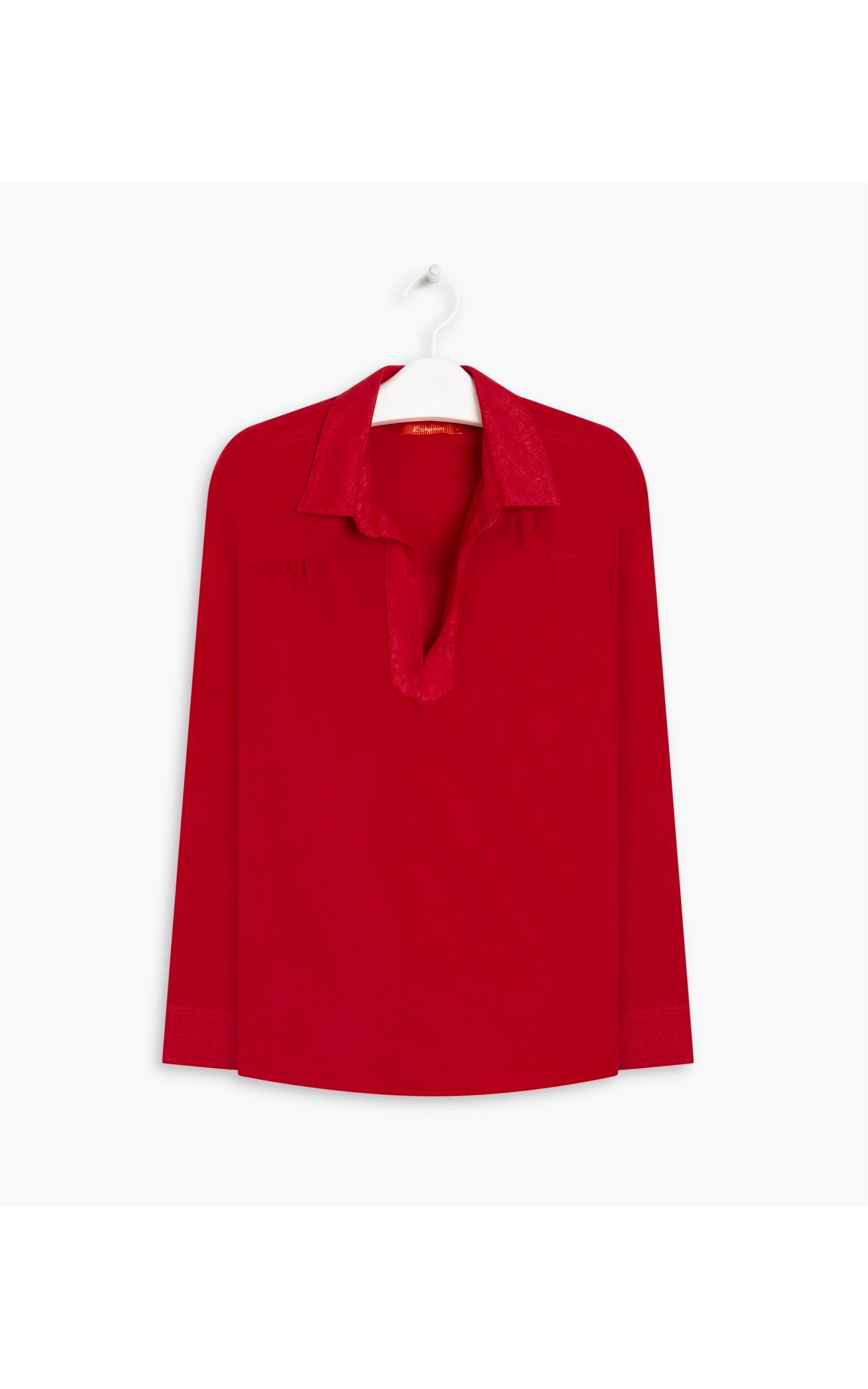  Blusa Irina Voil de Algodão Vermelho