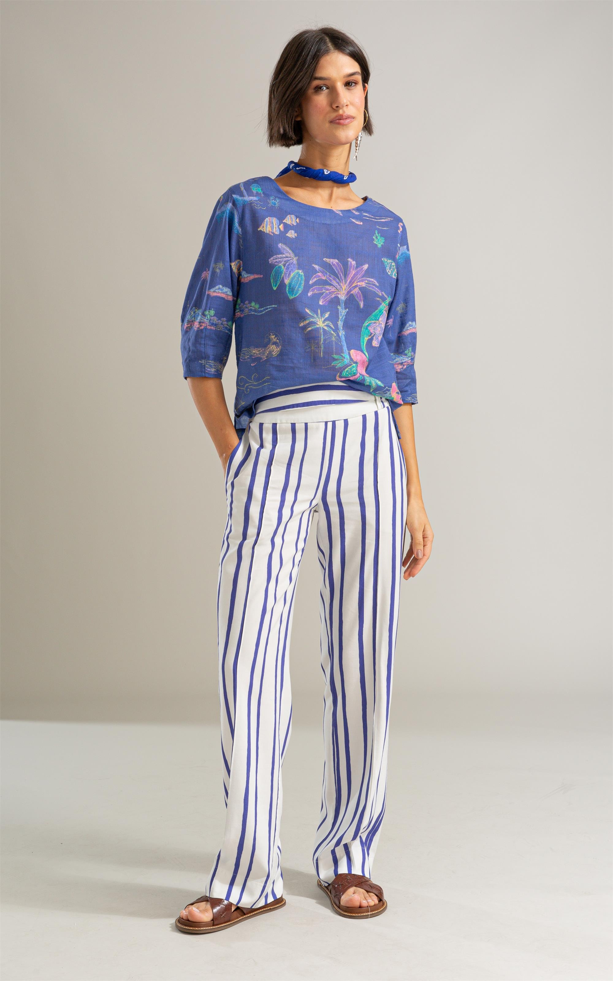 Blusa Isla Jangada Algodao Royal
