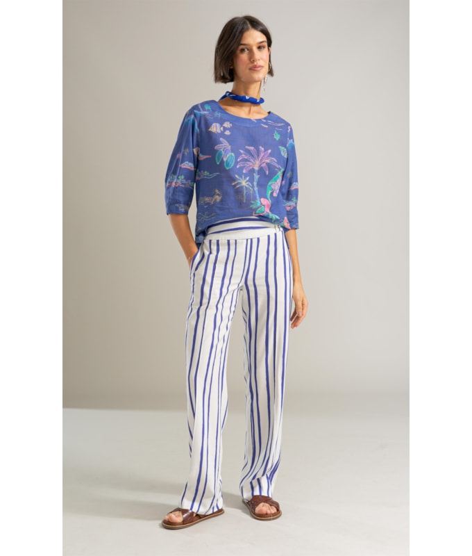 Blusa Isla Jangada Algodao Royal