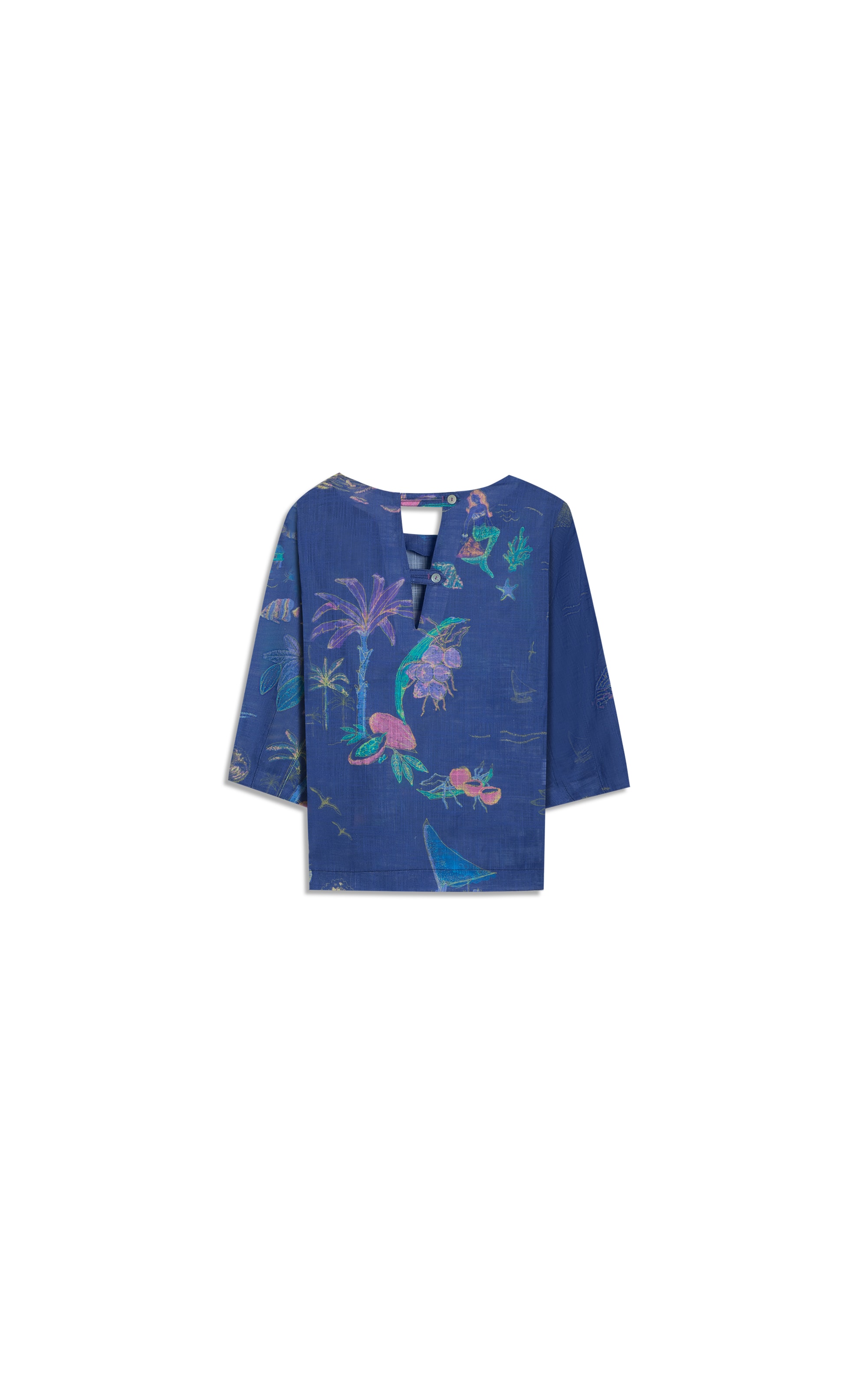 Blusa Isla Jangada Algodao Royal