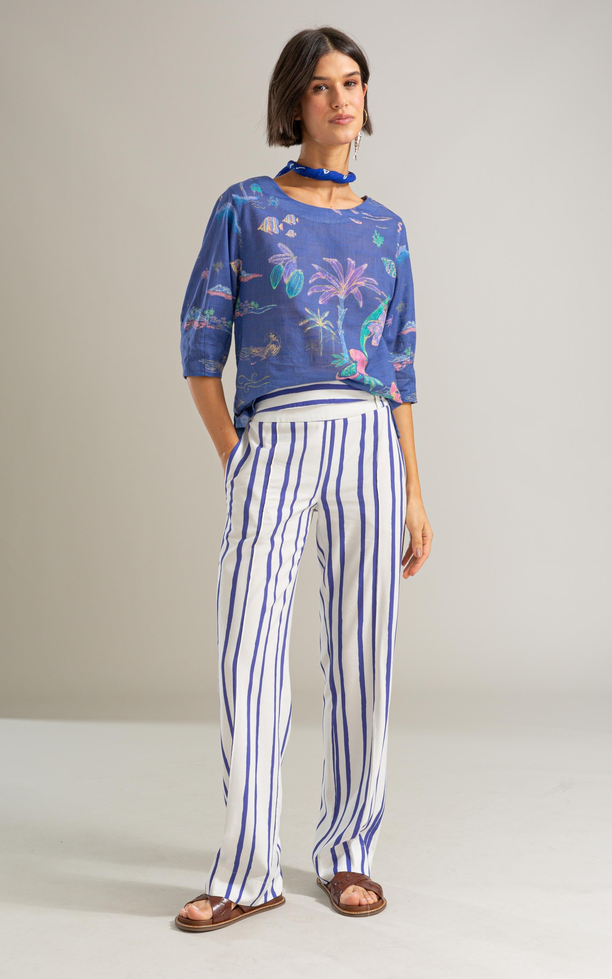 Blusa Isla Jangada Algodao Royal