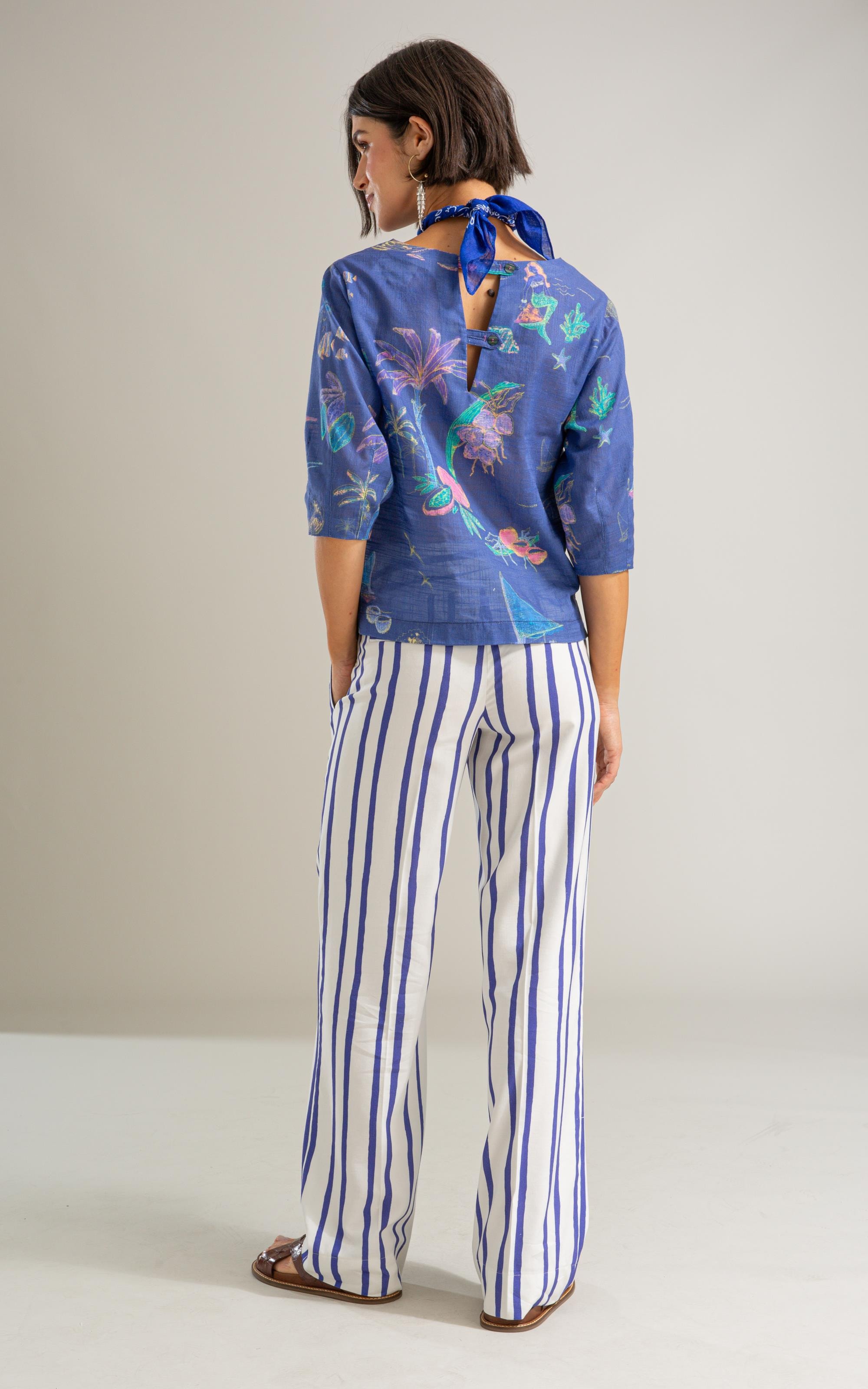 Blusa Isla Jangada Algodao Royal