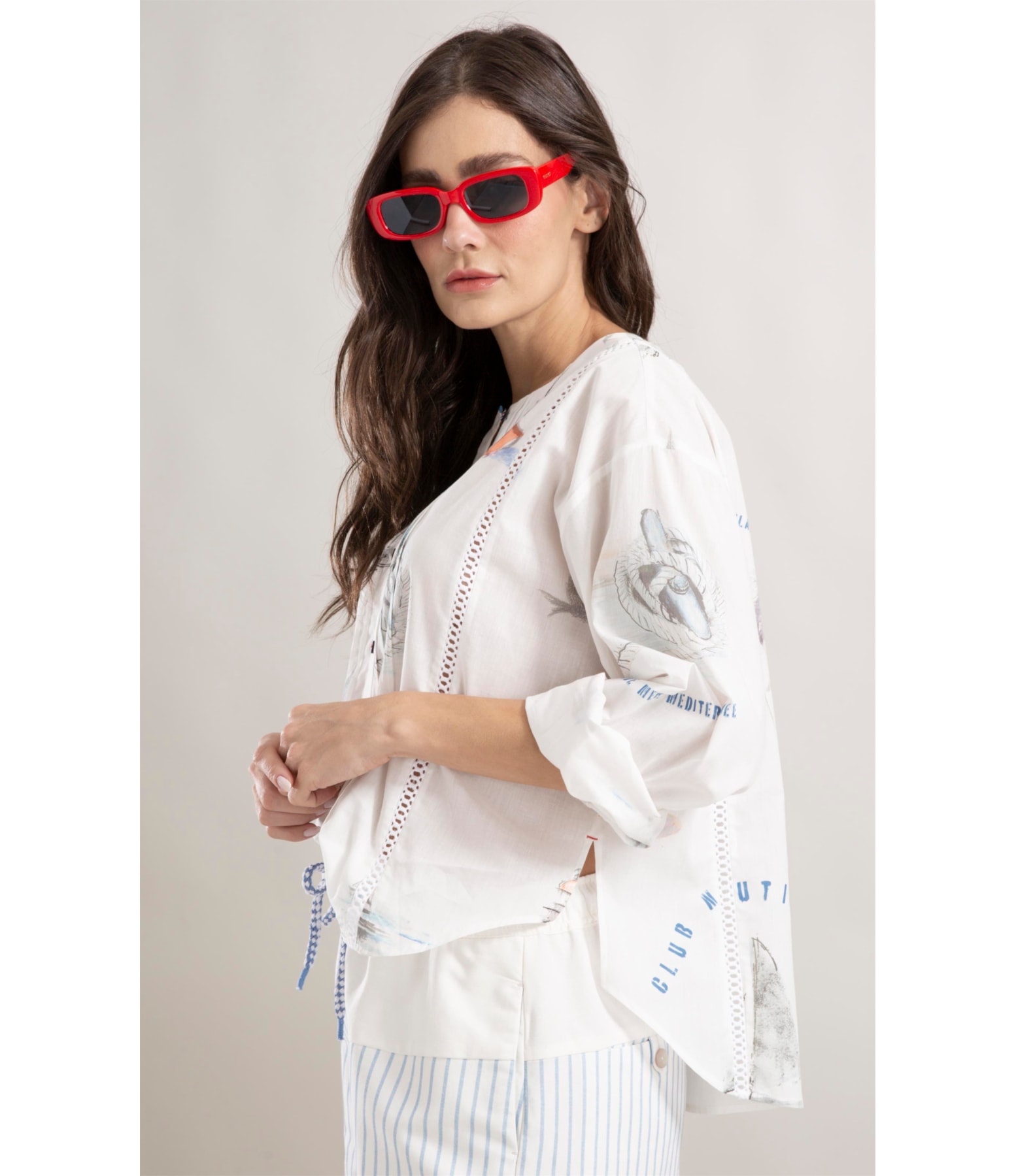 Blusa Jenny Farol Off White