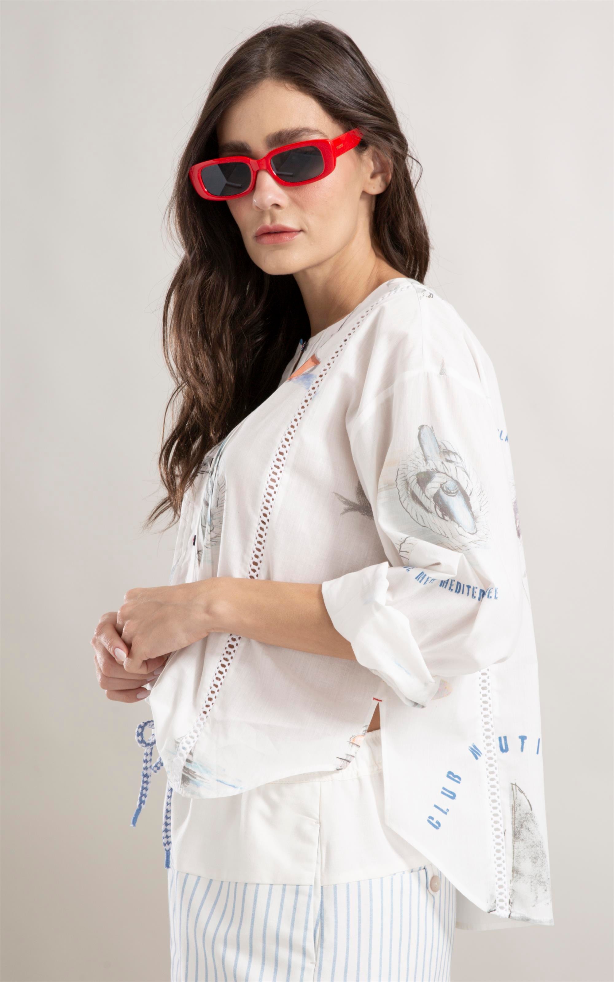 Blusa Jenny Farol Off White