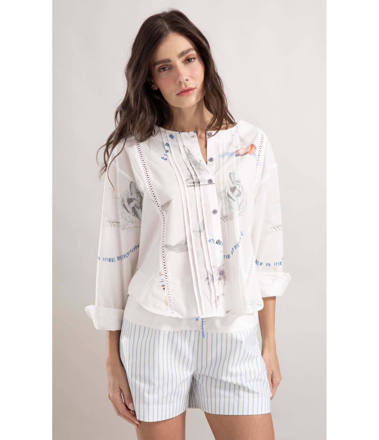 Blusa Jenny Farol Off White