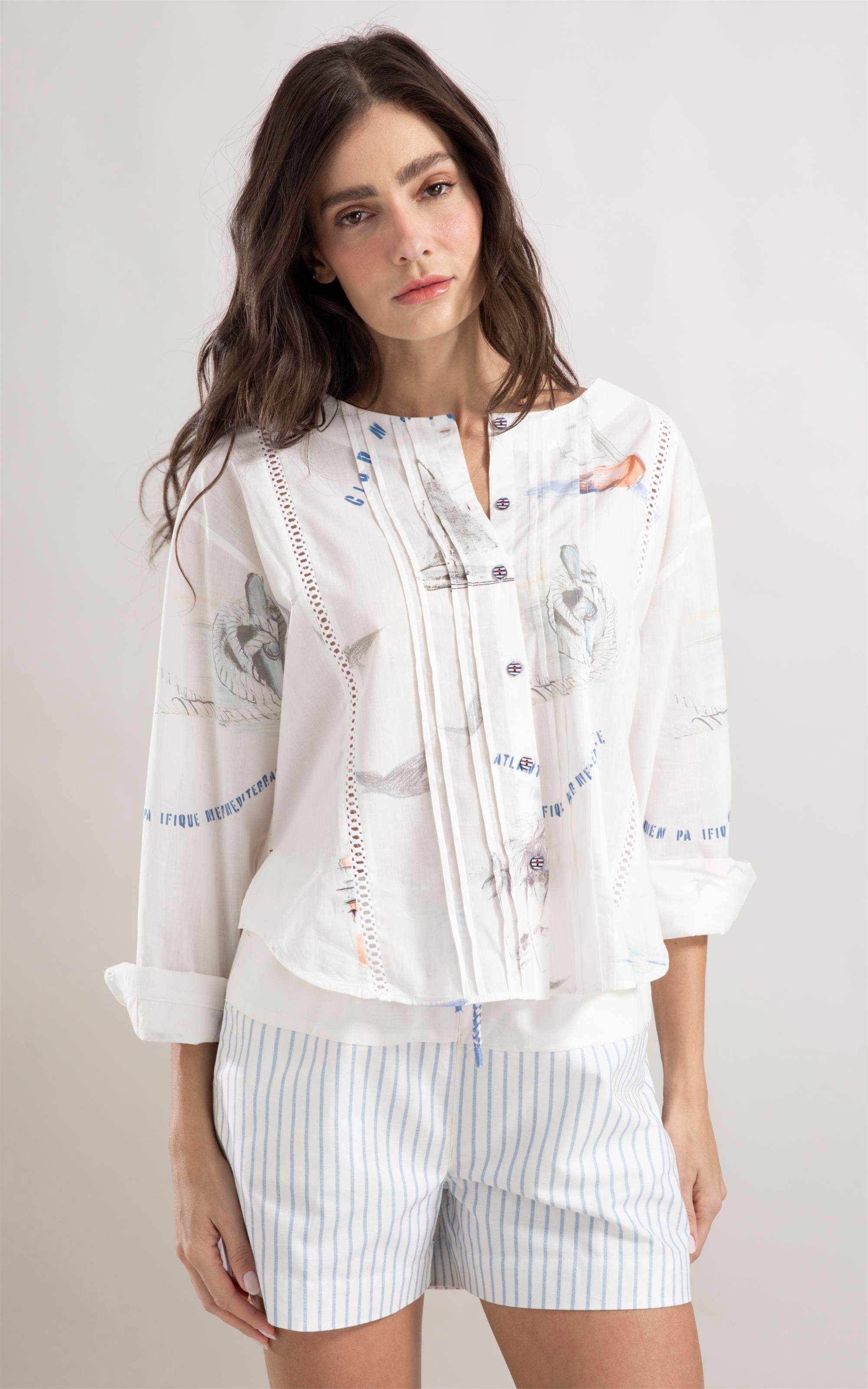 Blusa Jenny Farol Off White