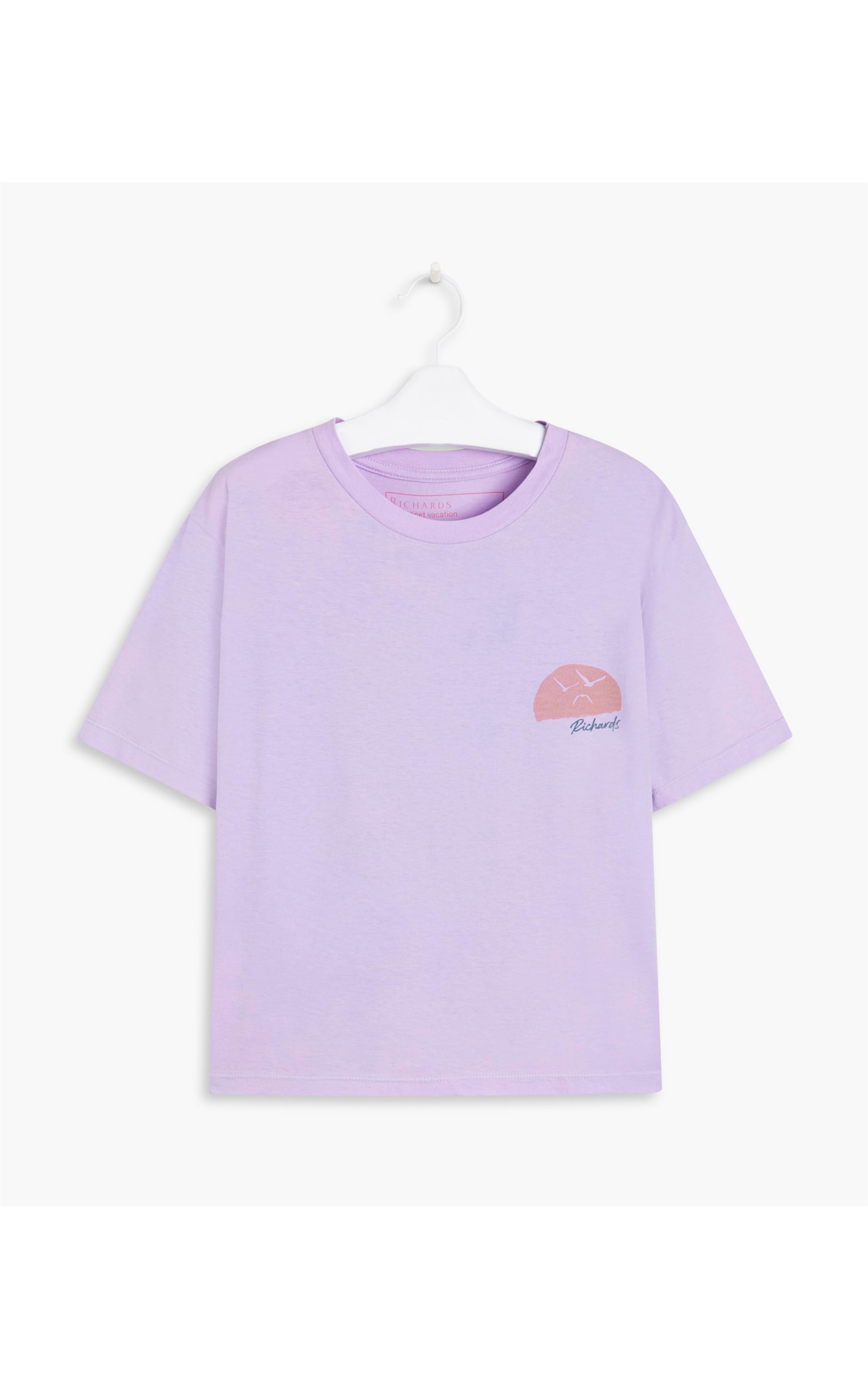 Blusa Jeri Silk Frente e Costas Lilas