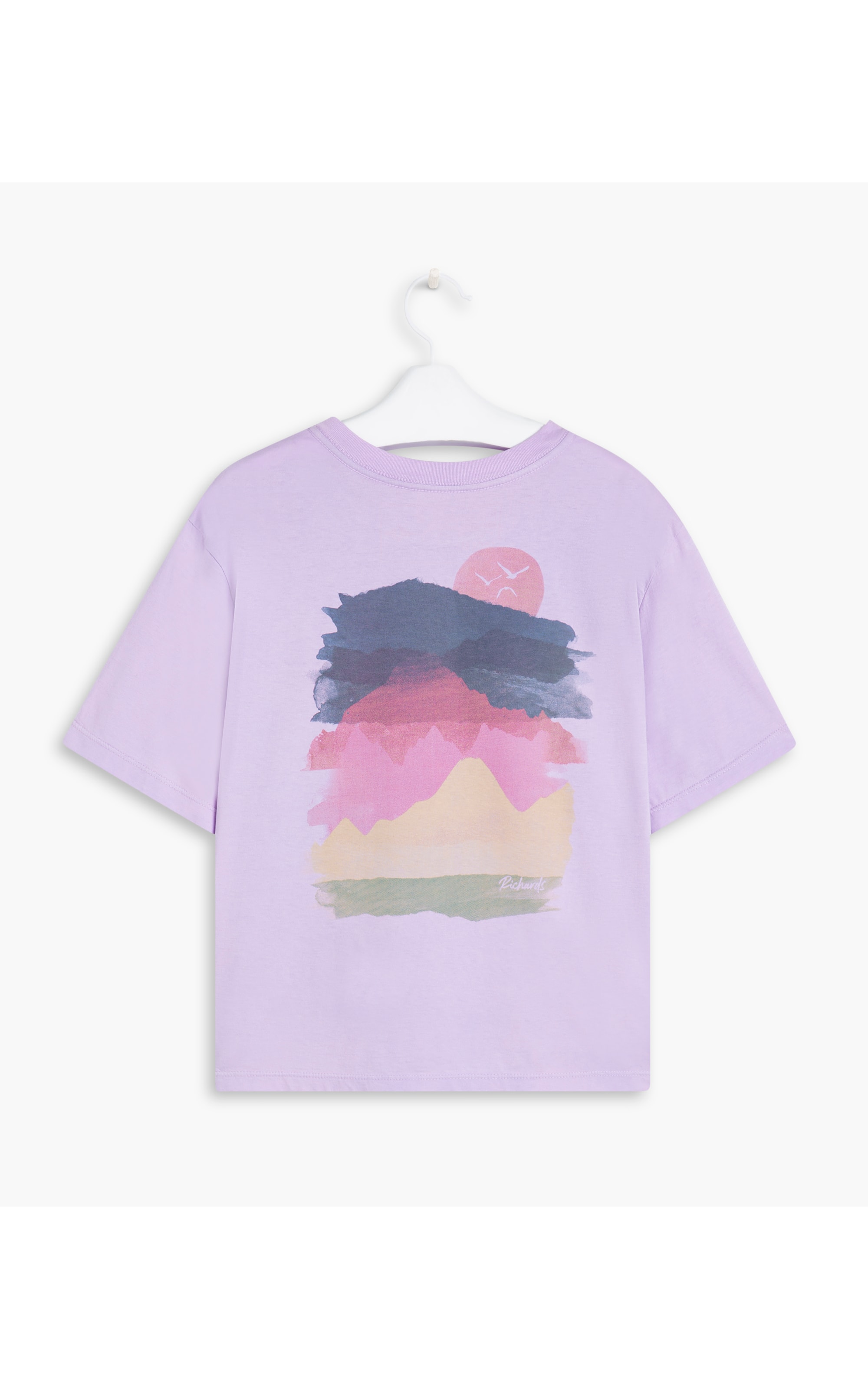 Blusa Jeri Silk Frente e Costas Lilas