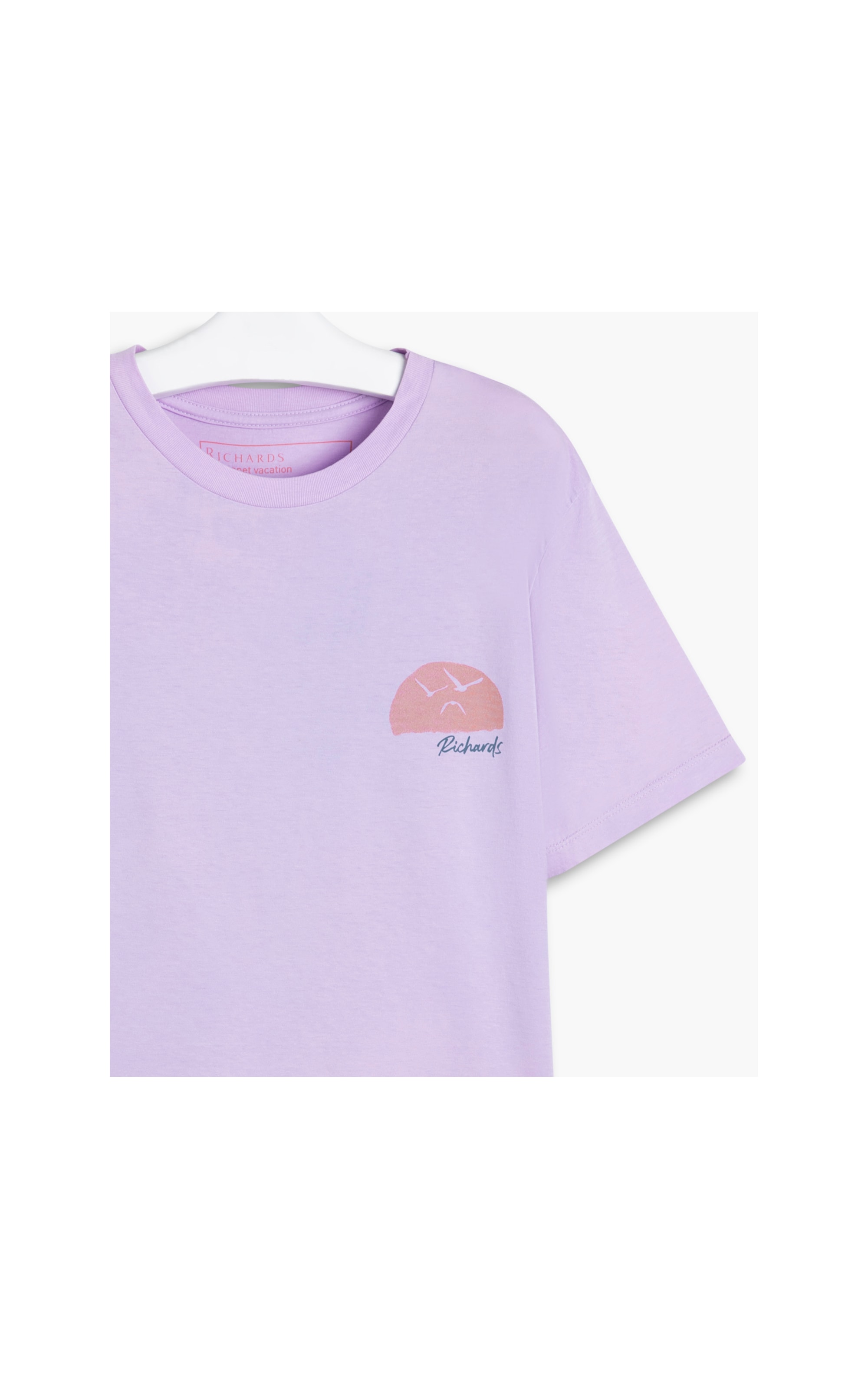 Blusa Jeri Silk Frente e Costas Lilas