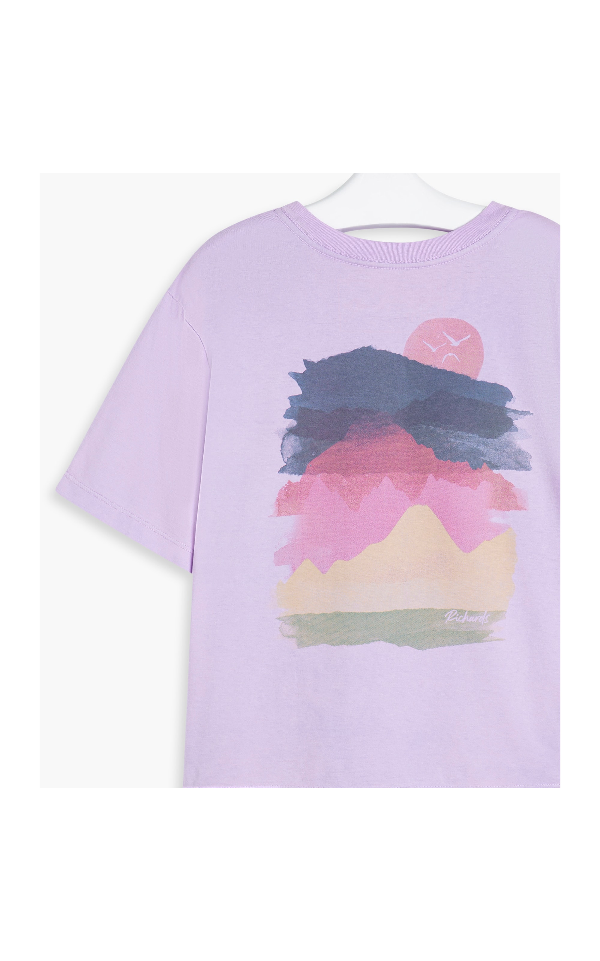 Blusa Jeri Silk Frente e Costas Lilas
