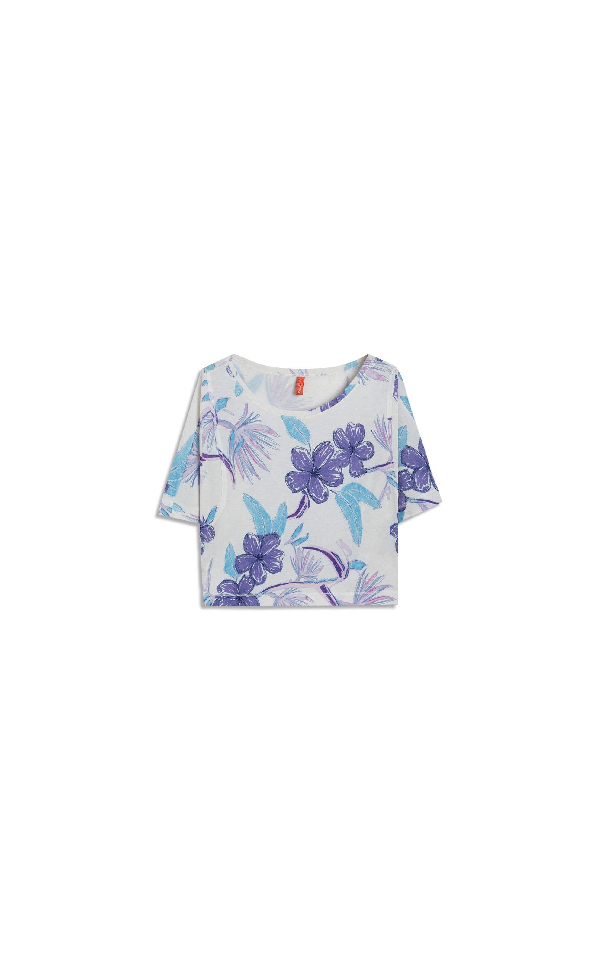 Blusa Julie Estampa Caete Lb Branco