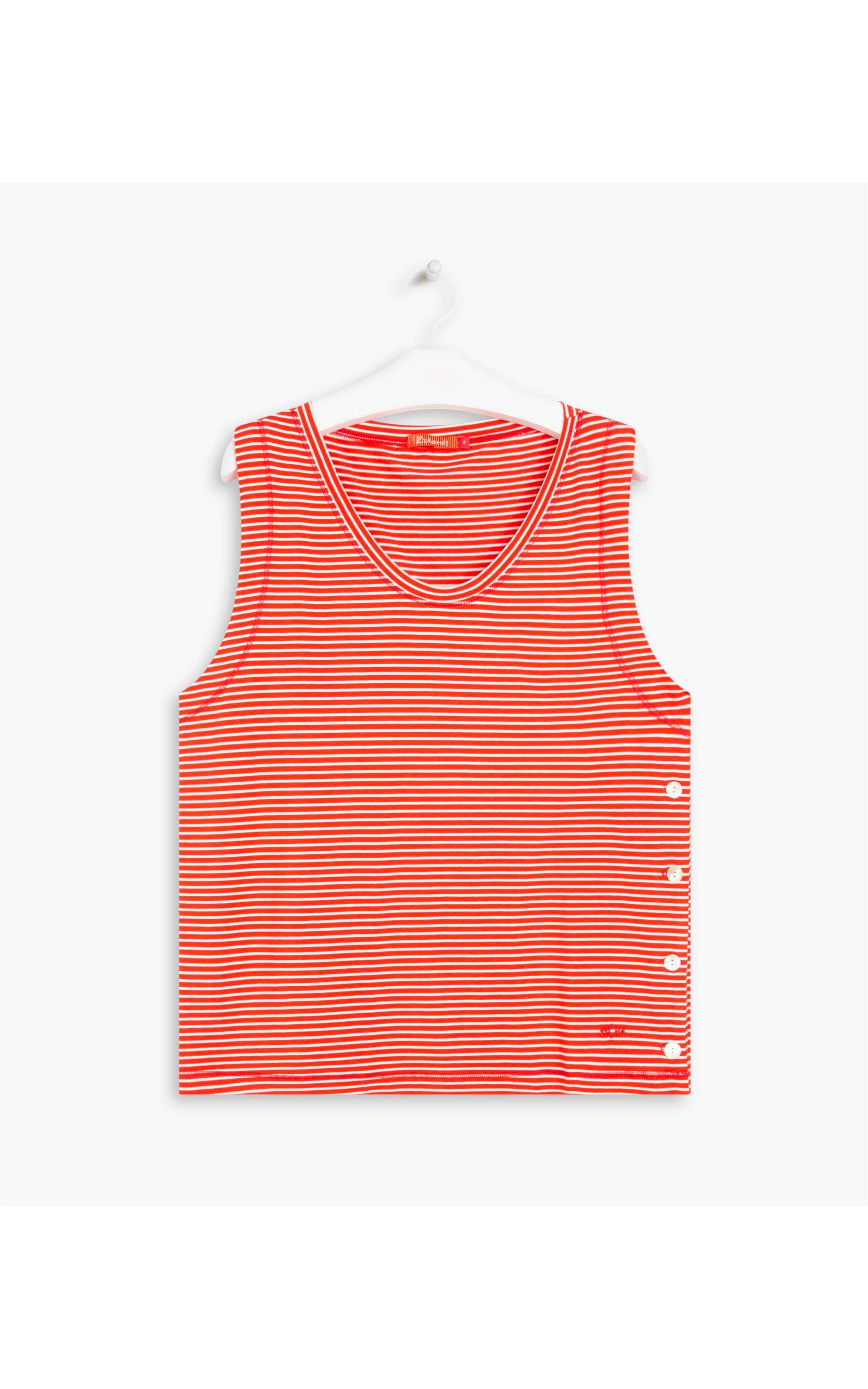 Blusa Kale Listrada Vermelho