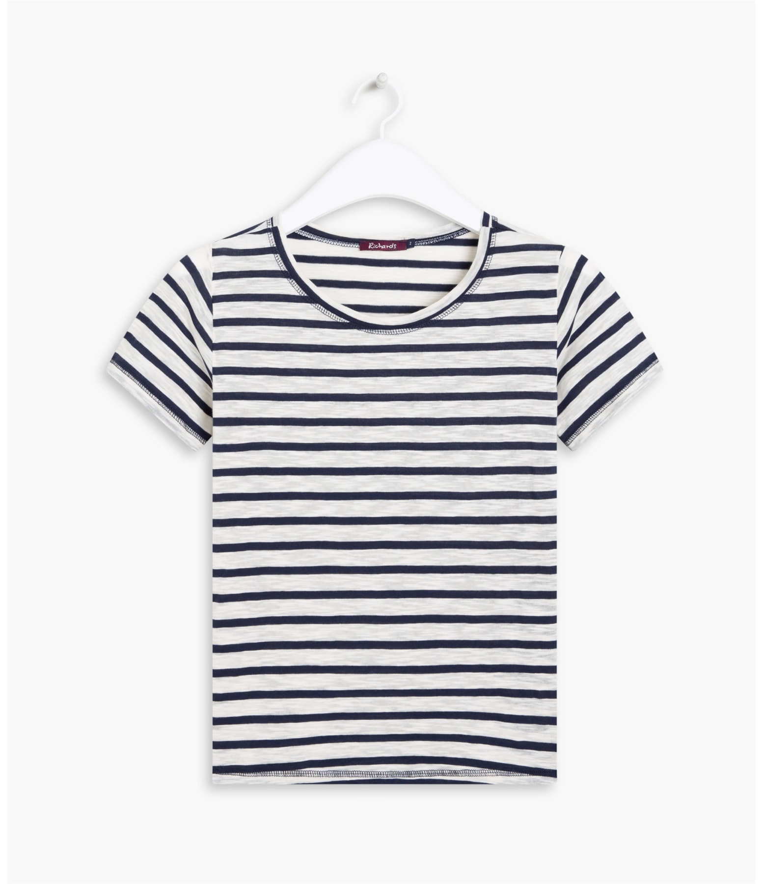 Blusa Kirsha Listrada Mc Dark Navy