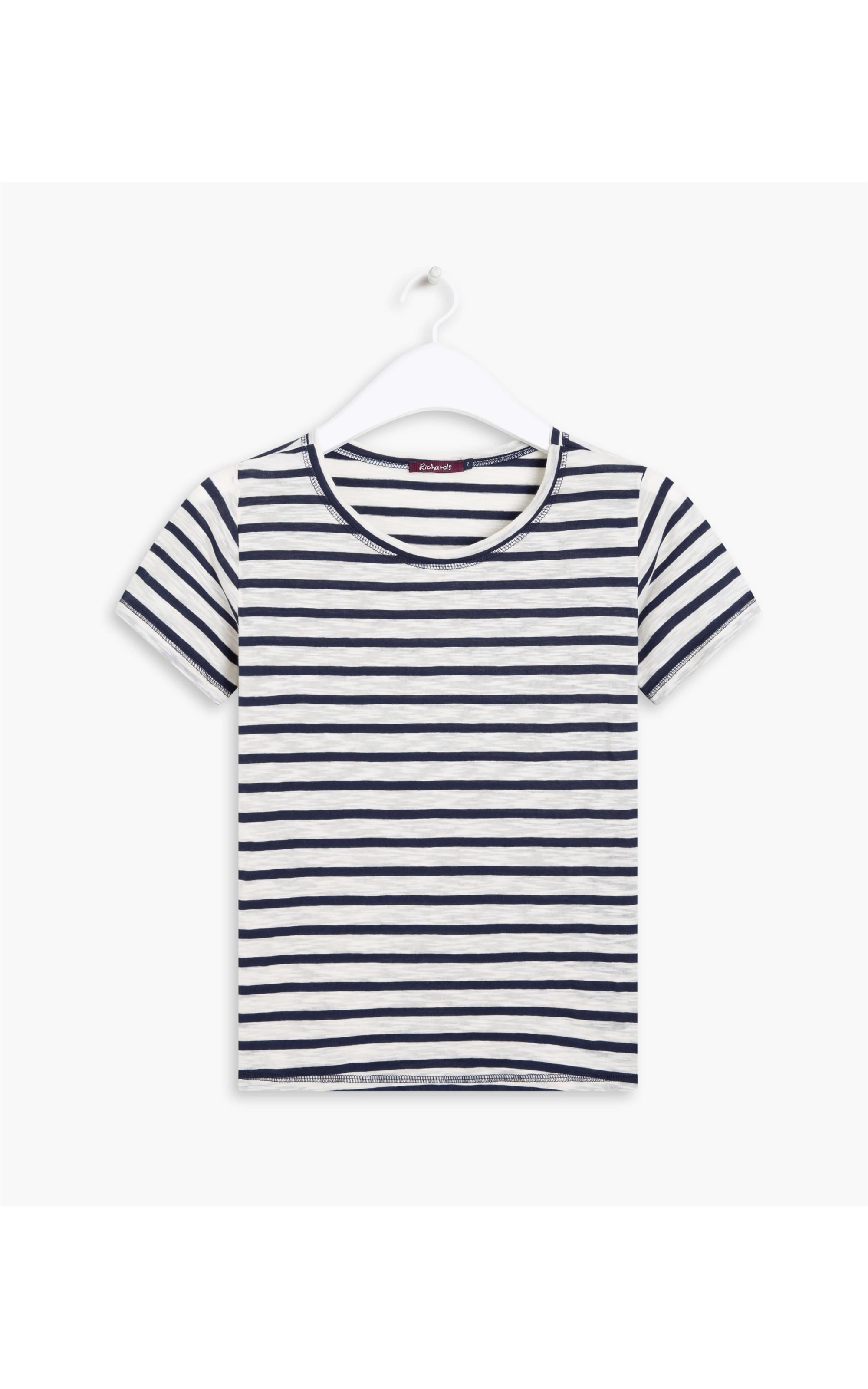 Blusa Kirsha Listrada Mc Dark Navy