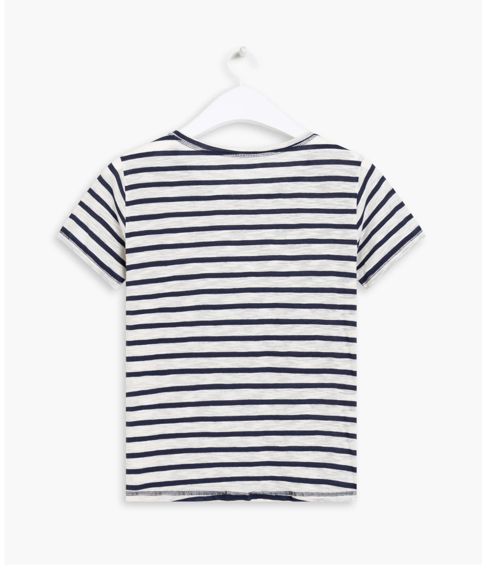 Blusa Kirsha Listrada Mc Dark Navy