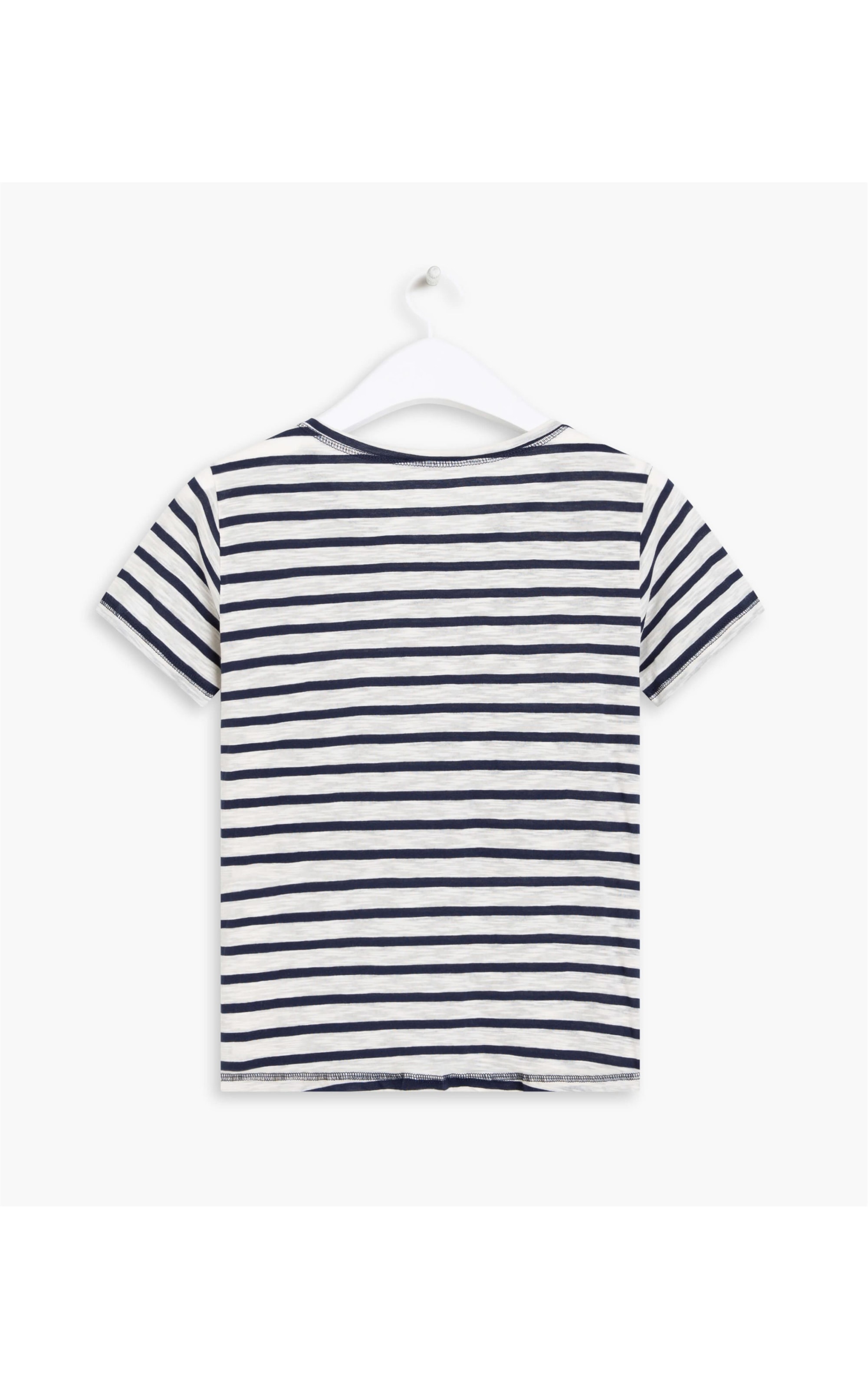 Blusa Kirsha Listrada Mc Dark Navy