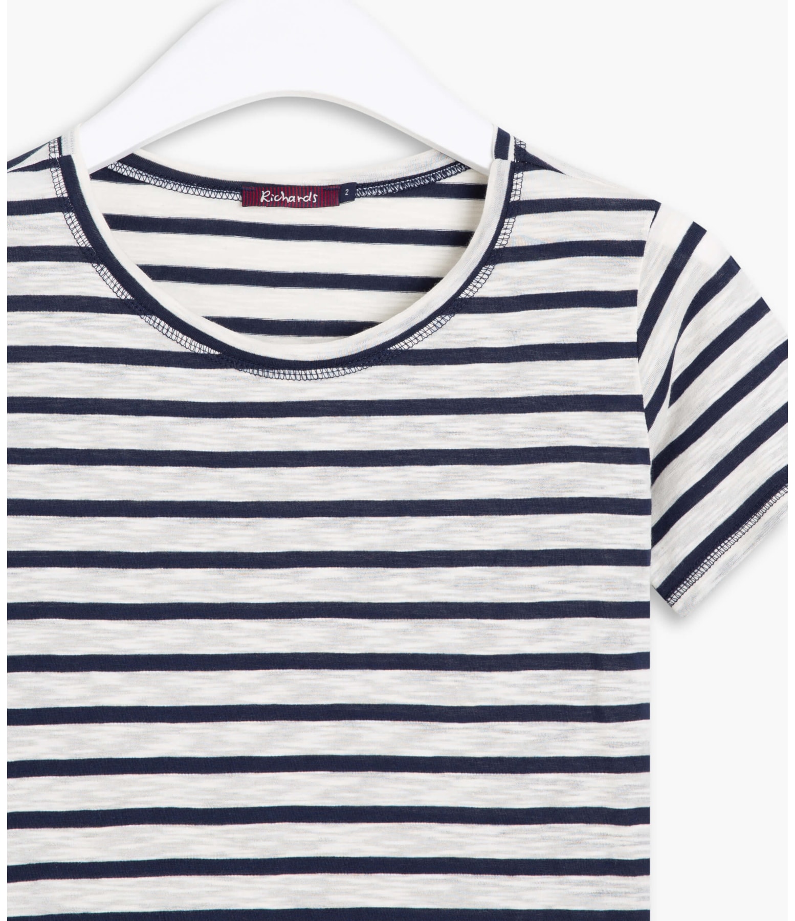 Blusa Kirsha Listrada Mc Dark Navy