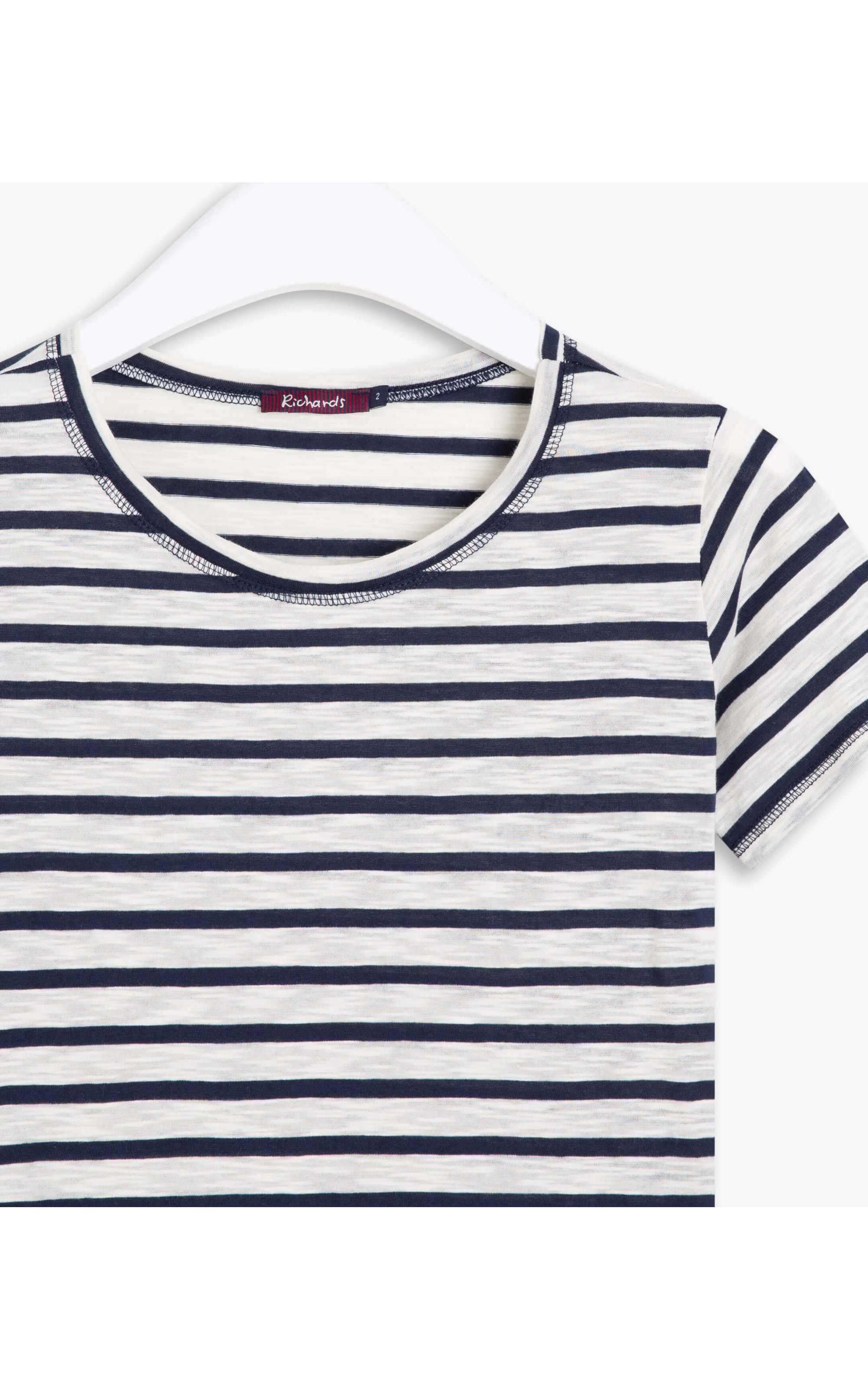 Blusa Kirsha Listrada Mc Dark Navy