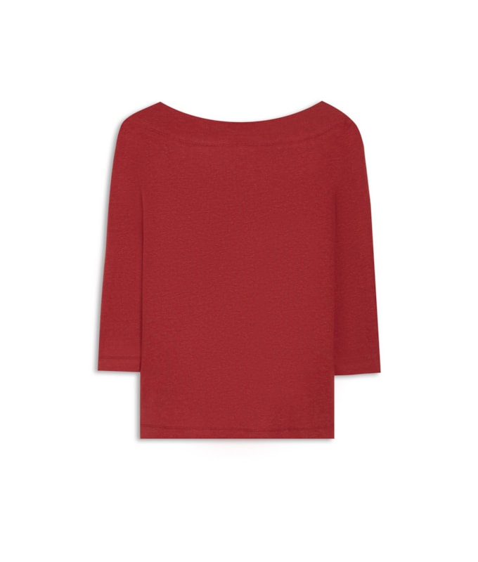 Blusa Kita Linho Sangria