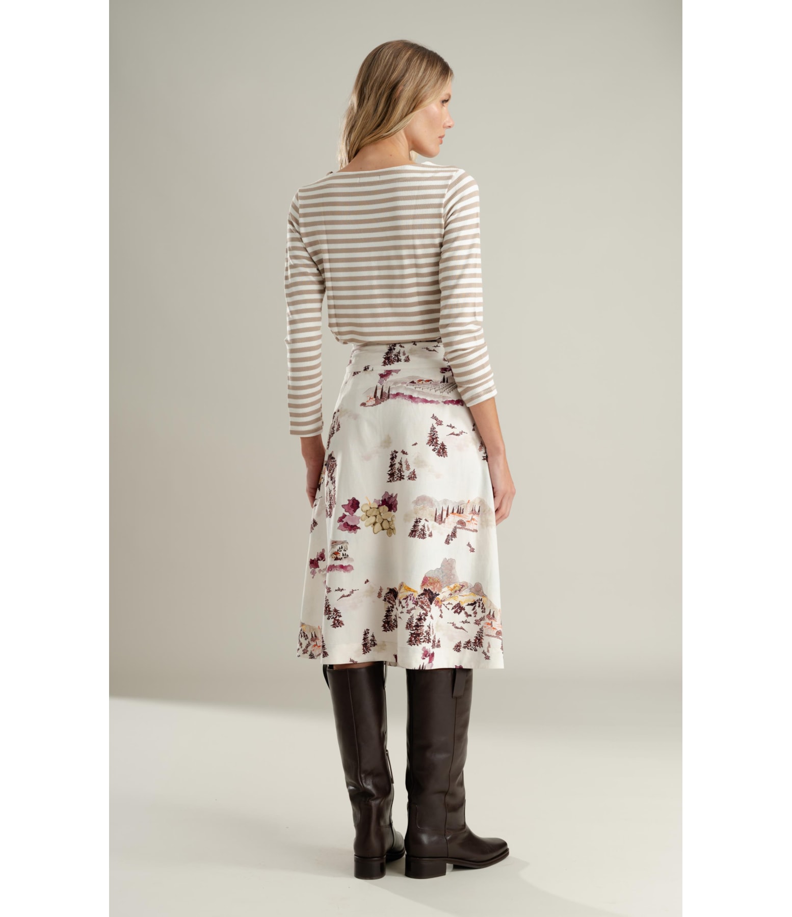 Blusa Kita Pisa Listrada Ml Caqui