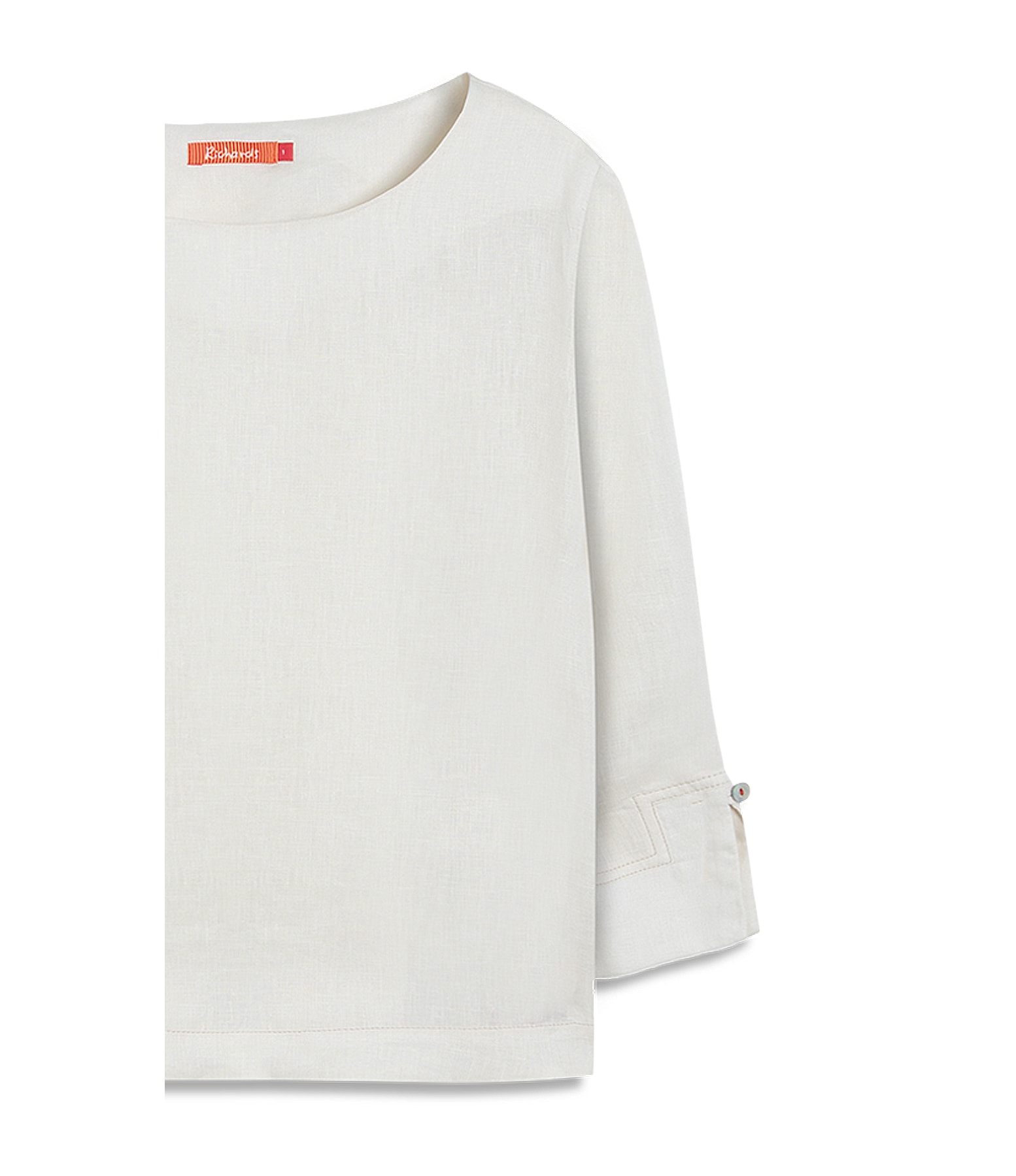 Blusa Lauren  Puro Linho Areia
