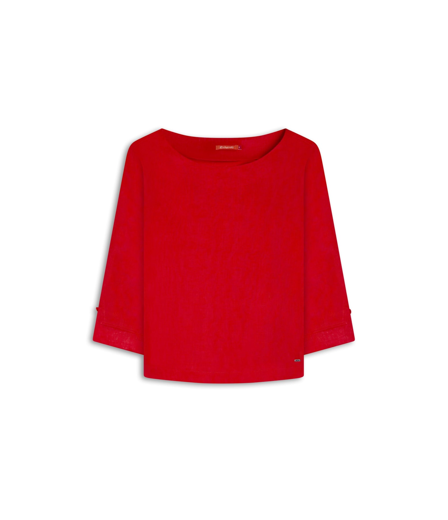 Blusa Lauren  Puro Linho Vermelho