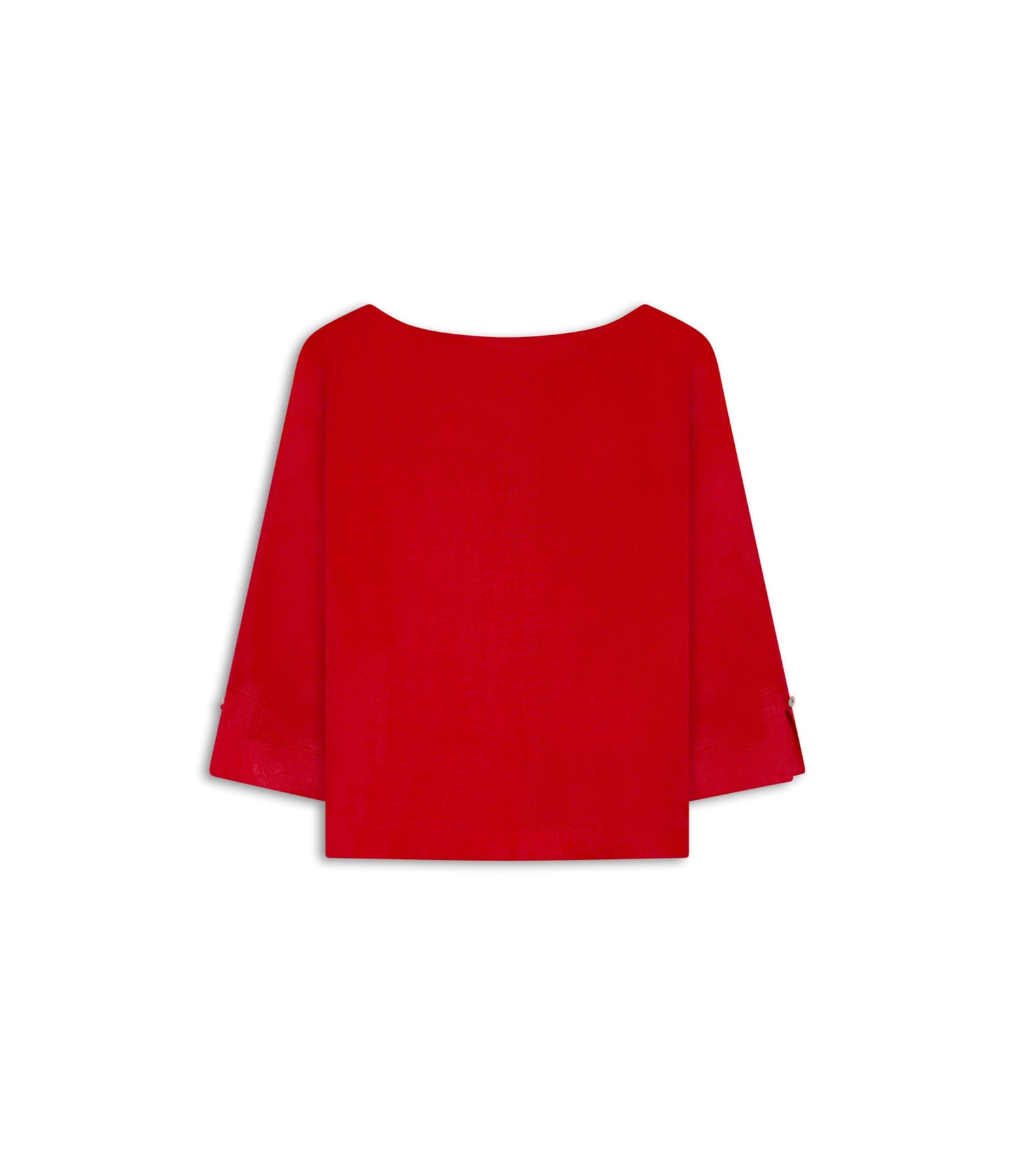 Blusa Lauren  Puro Linho Vermelho