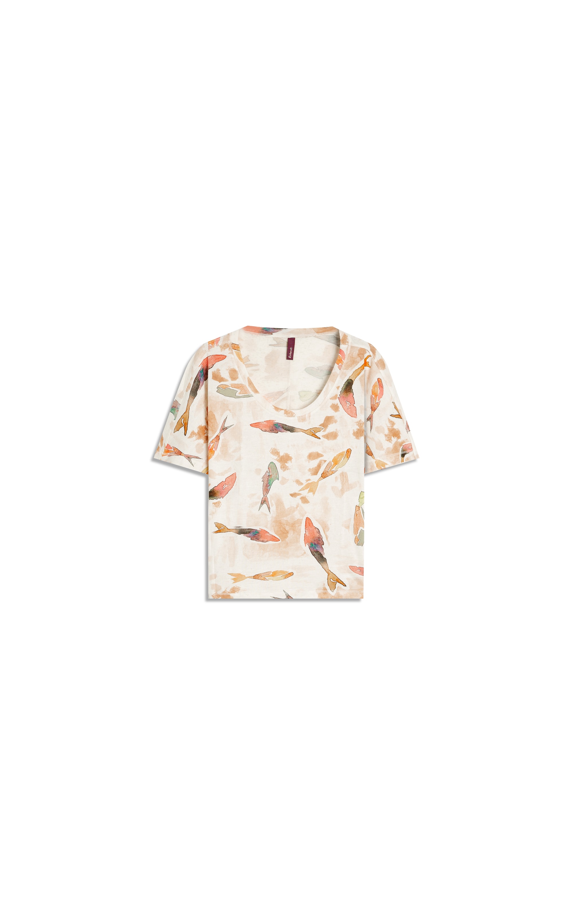 Blusa Lexi Estampa Pesce Lb Marrom