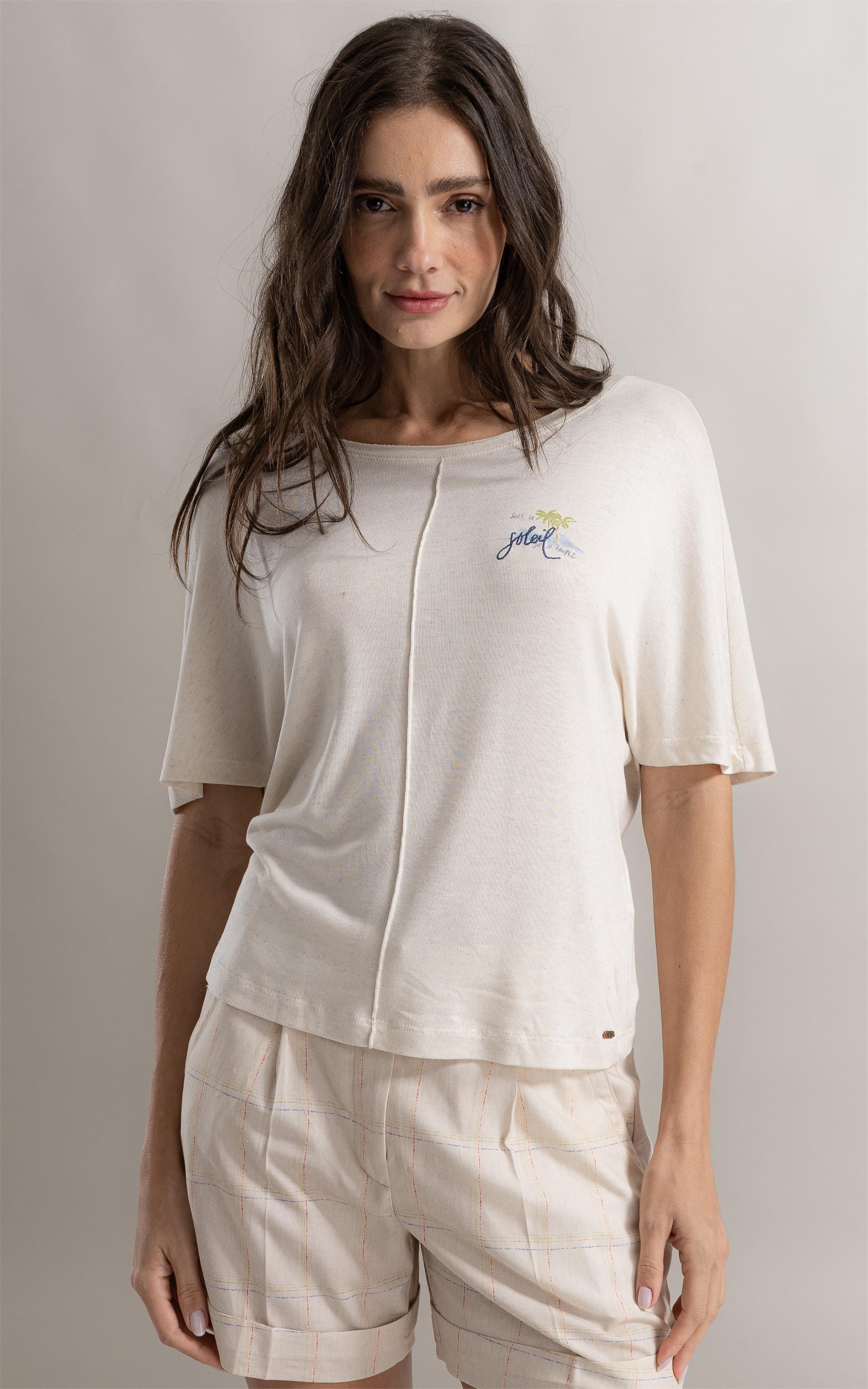Blusa Lexi Prainha Soleil Natural