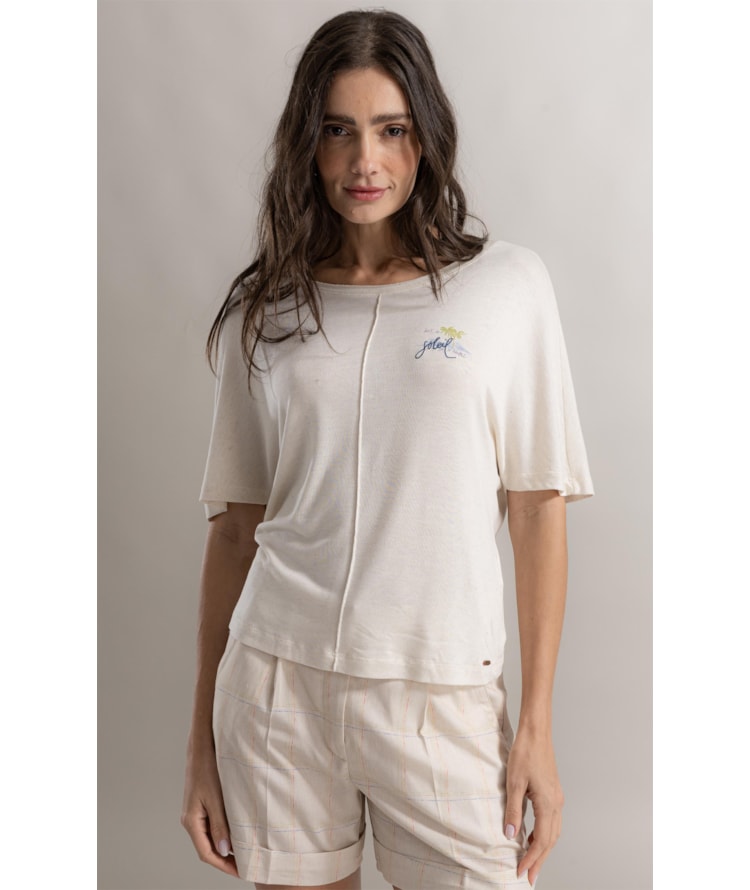Blusa Lexi Prainha Soleil Natural