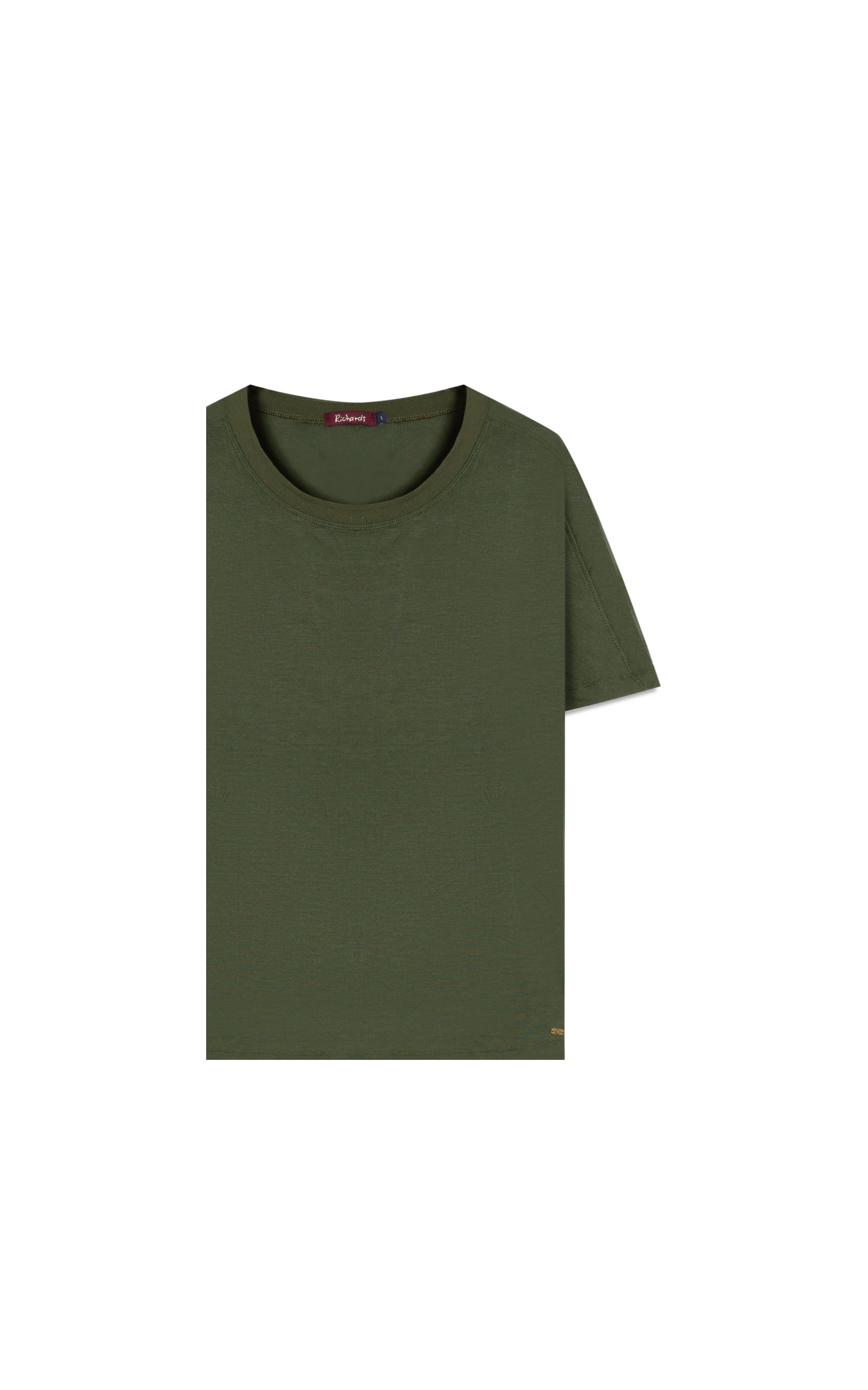 Blusa Lexi Retilinea Lisa Mc Verde Militar