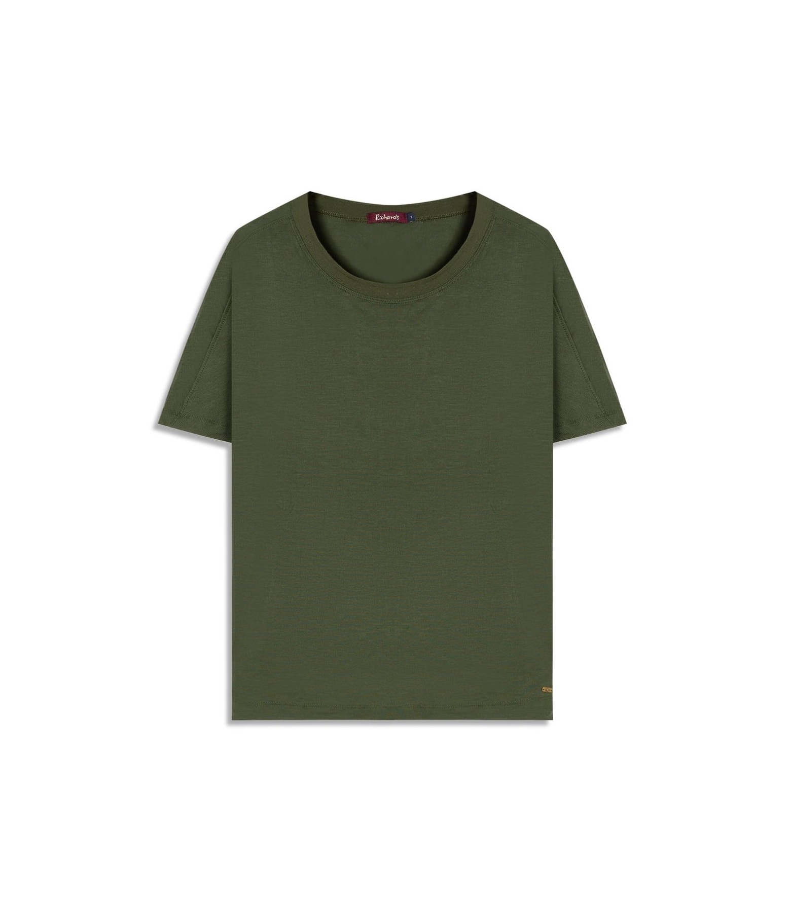 Blusa Lexi Retilinea Lisa Mc Verde Militar