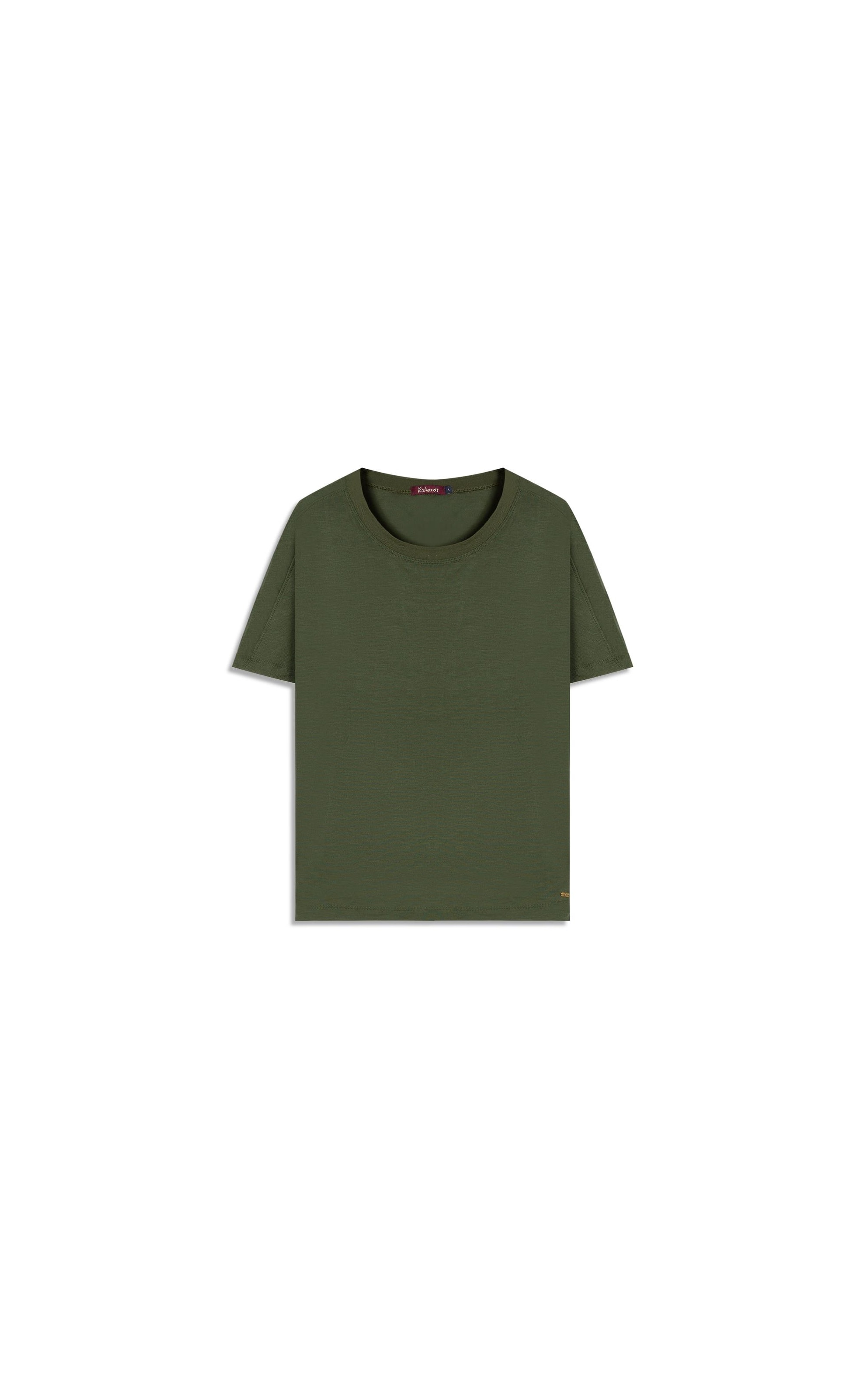 Blusa Lexi Retilinea Lisa Mc Verde Militar