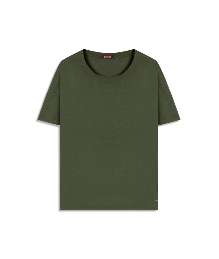 Blusa Lexi Retilinea Lisa Mc Verde Militar