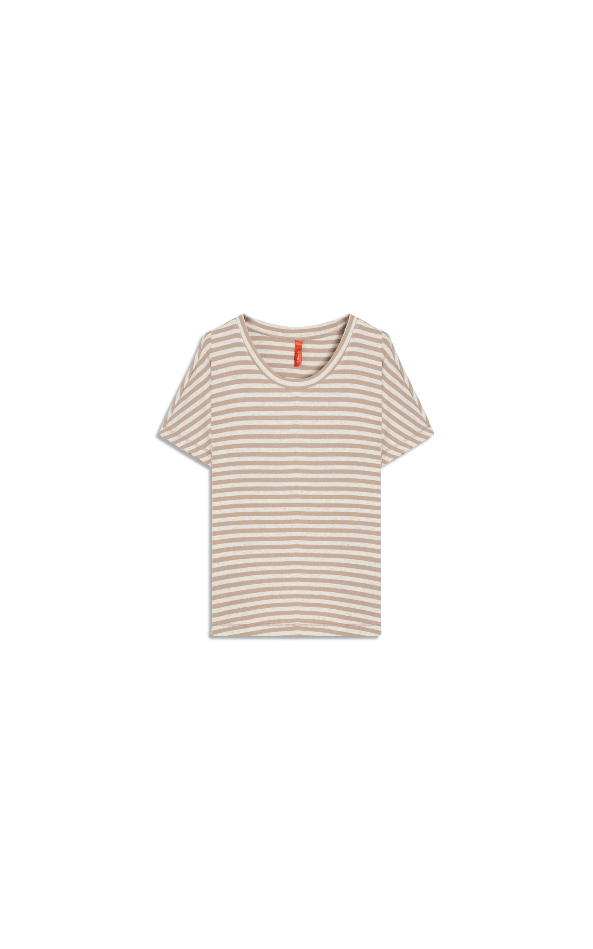 Blusa Lexy Listrada Linho Off White