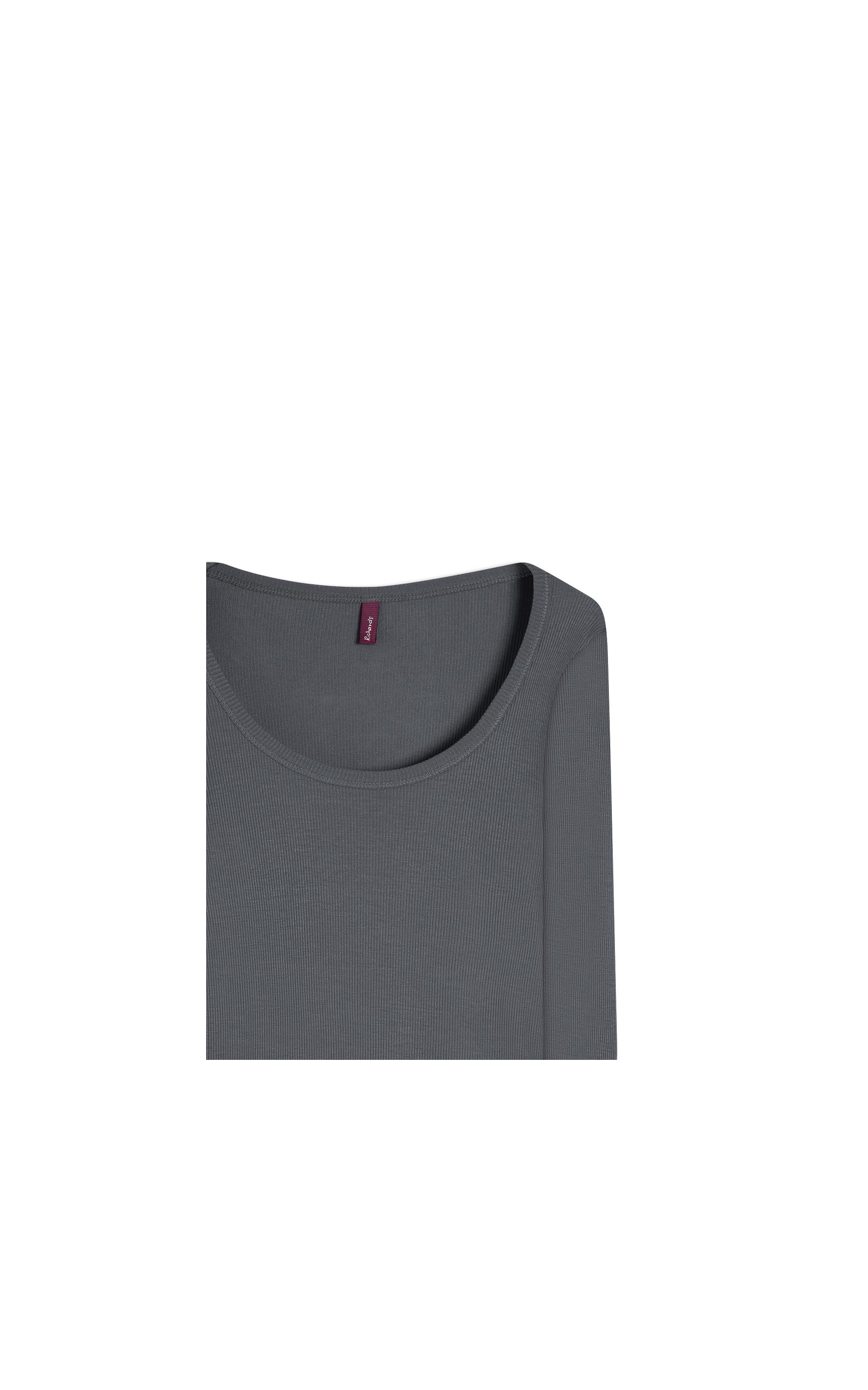 Blusa Ligia Ml Cinza Azulado