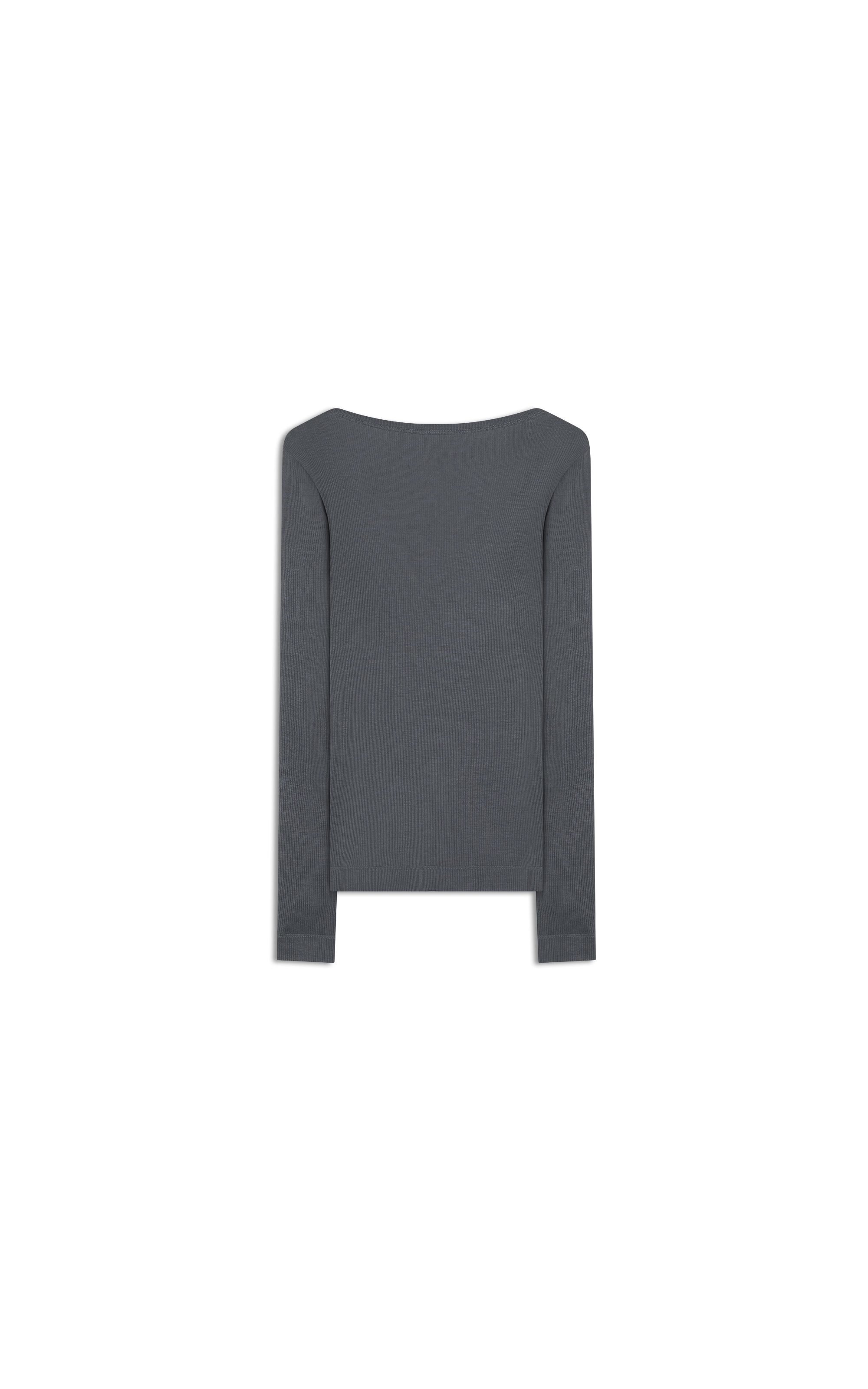 Blusa Ligia Ml Cinza Azulado