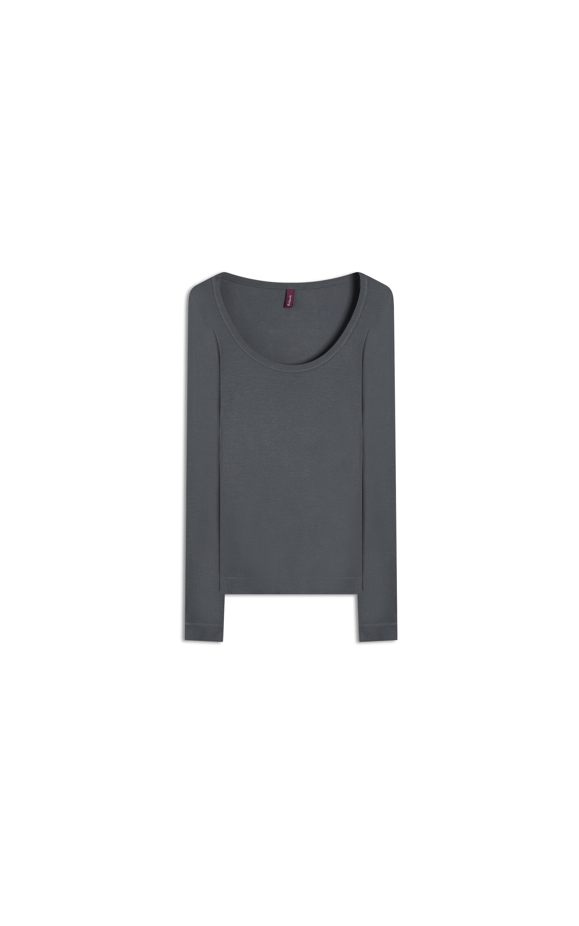 Blusa Ligia Ml Cinza Azulado