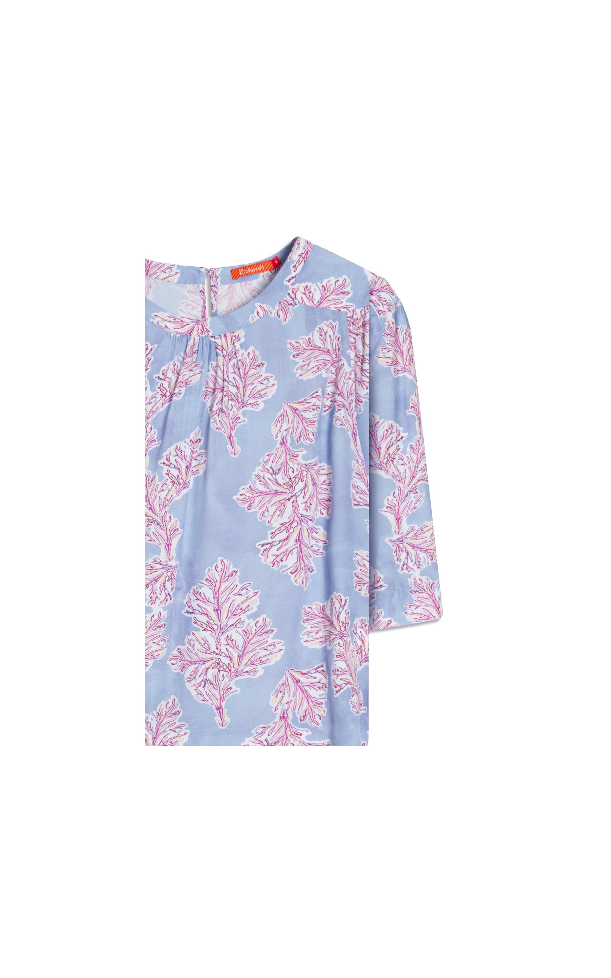 Blusa Lila Algas Azul Chofer