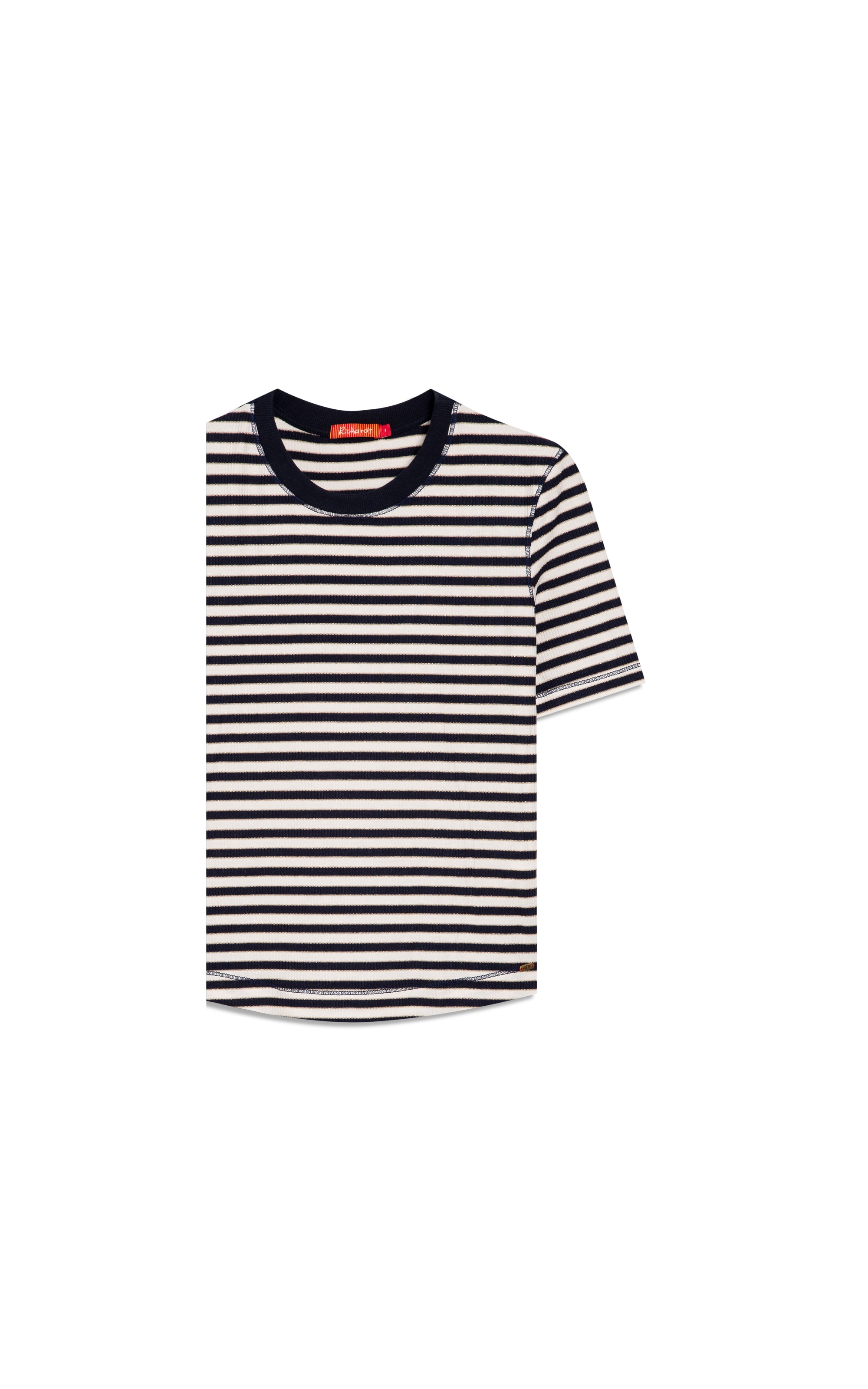 Blusa Lina Canelado Shine Dark Navy
