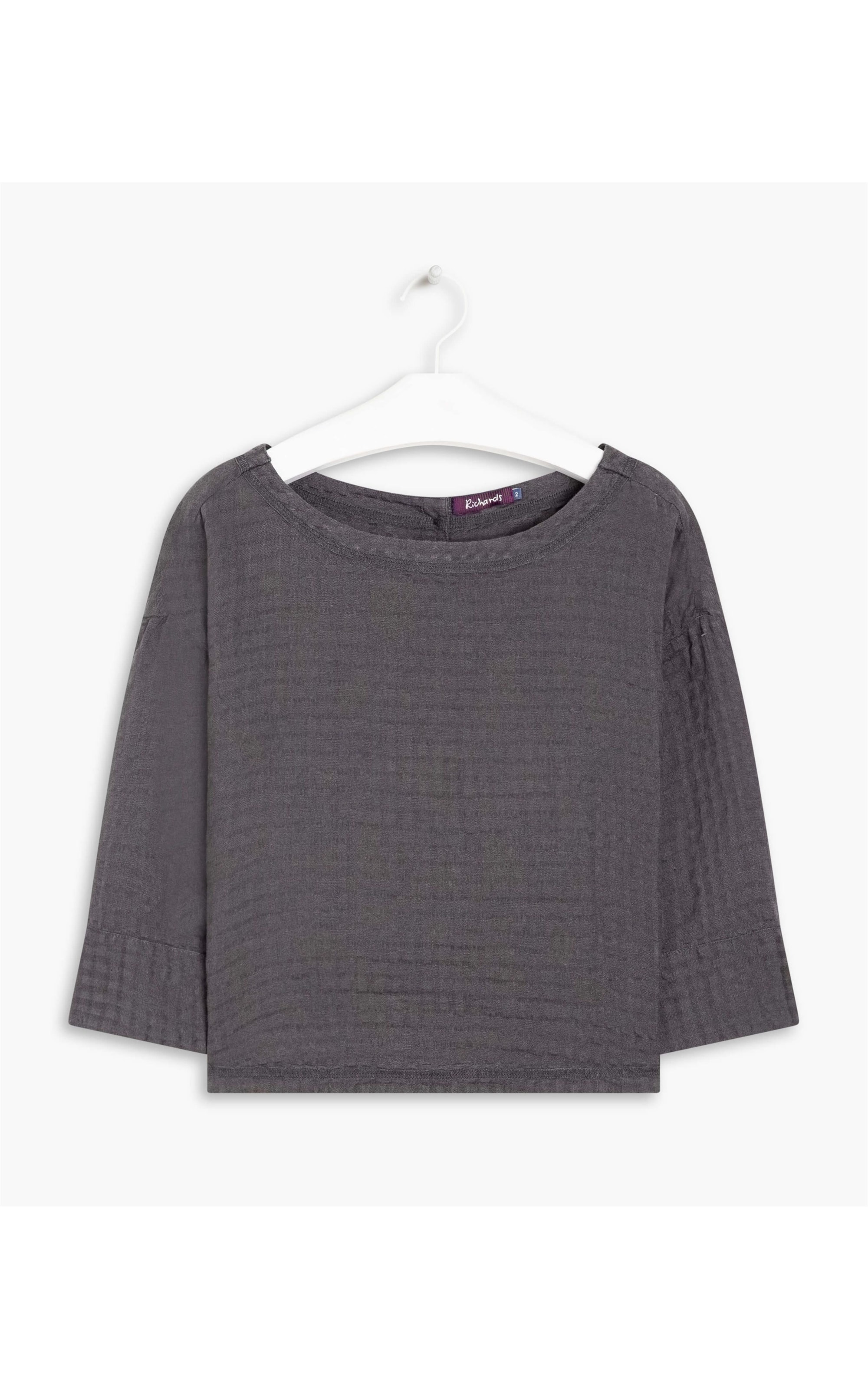Blusa Linho  Adália Grafite