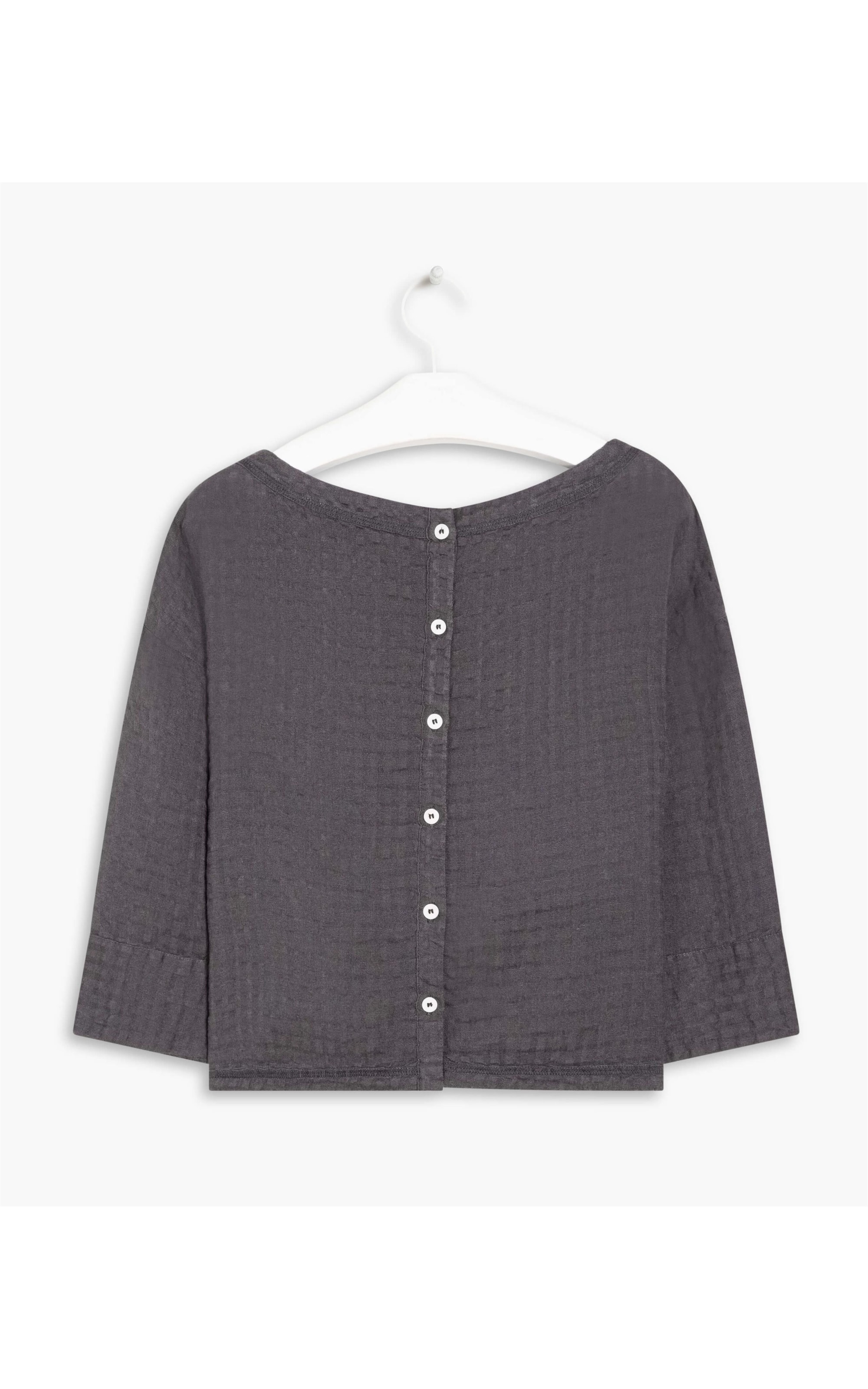 Blusa Linho  Adália Grafite