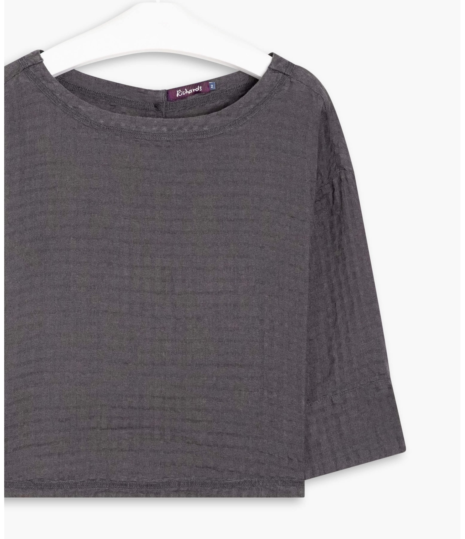Blusa Linho  Adália Grafite